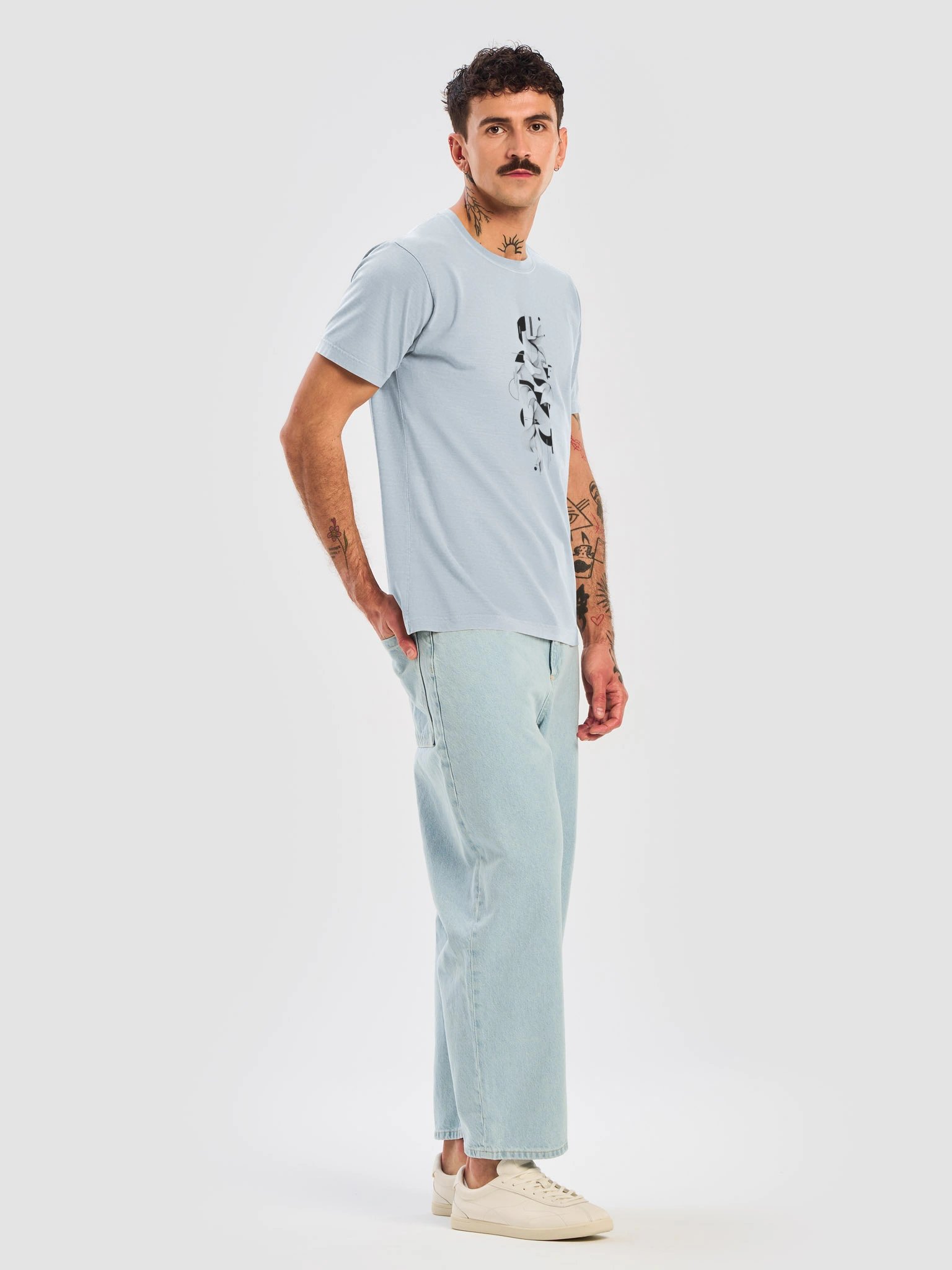 Velyen Sculpted Lines Unisex Heavyweight Tee product image (8)
