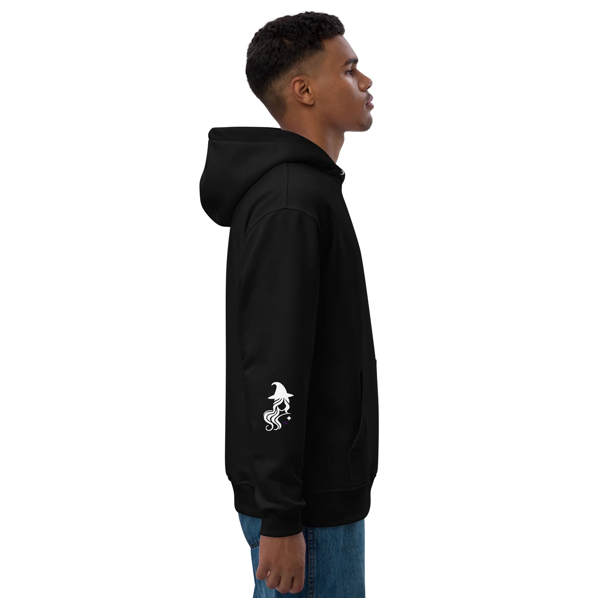 White Tiger Bloom hoodie - Black product image (4)