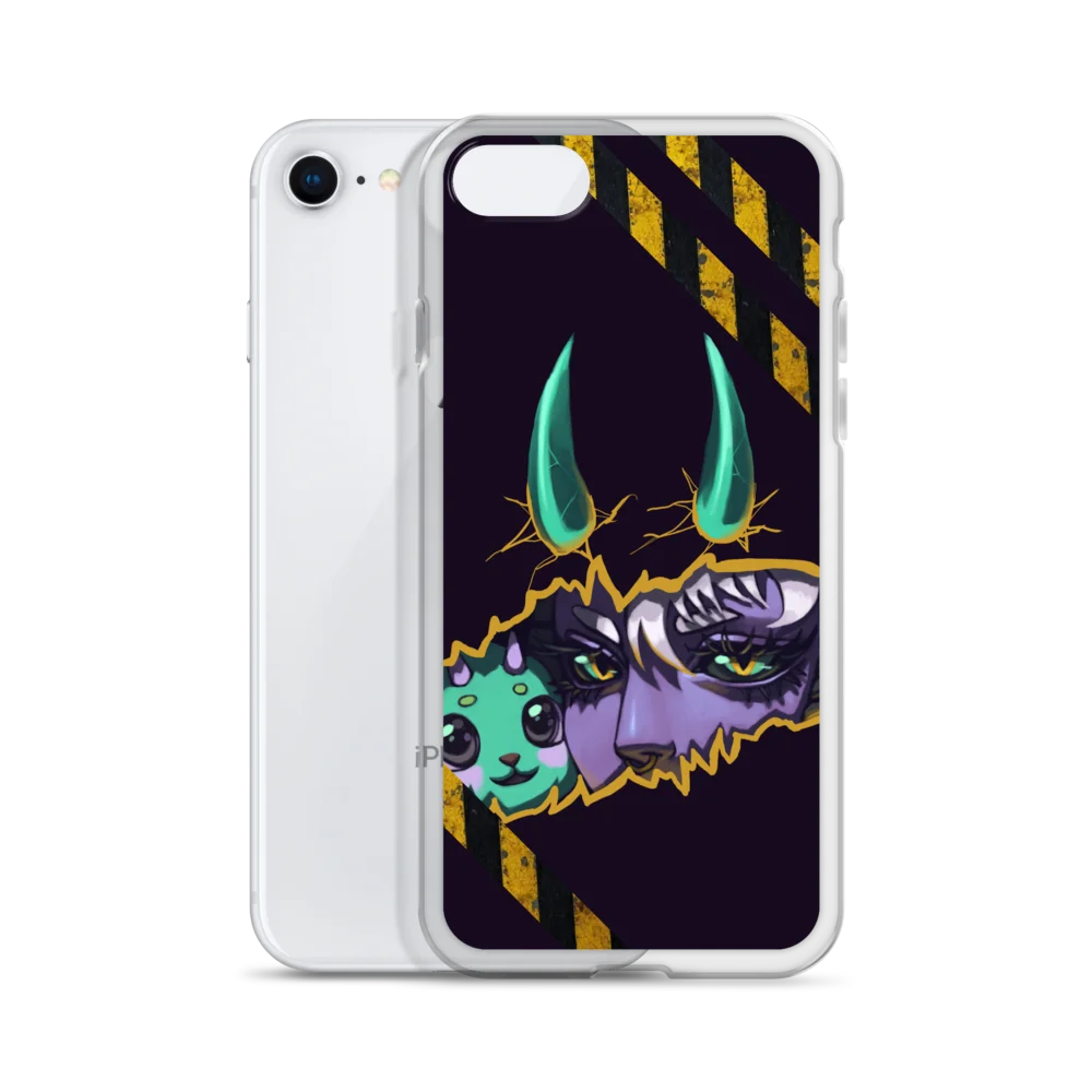 "Containment Breach" Clear iPhone Case product image (2)