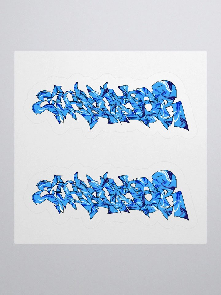 Blue Ethanator Graphitti Kiss Cut Stickers product image (3)