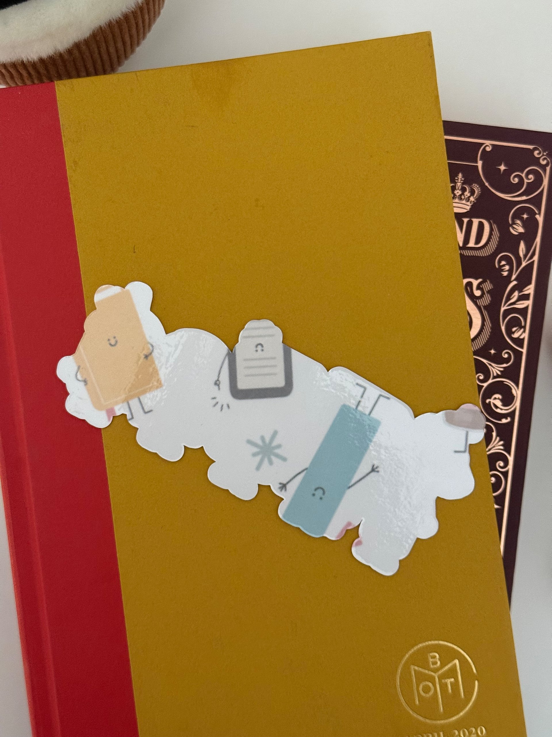 Bookish Buddies Bookmark -- Matcha Version product image (4)
