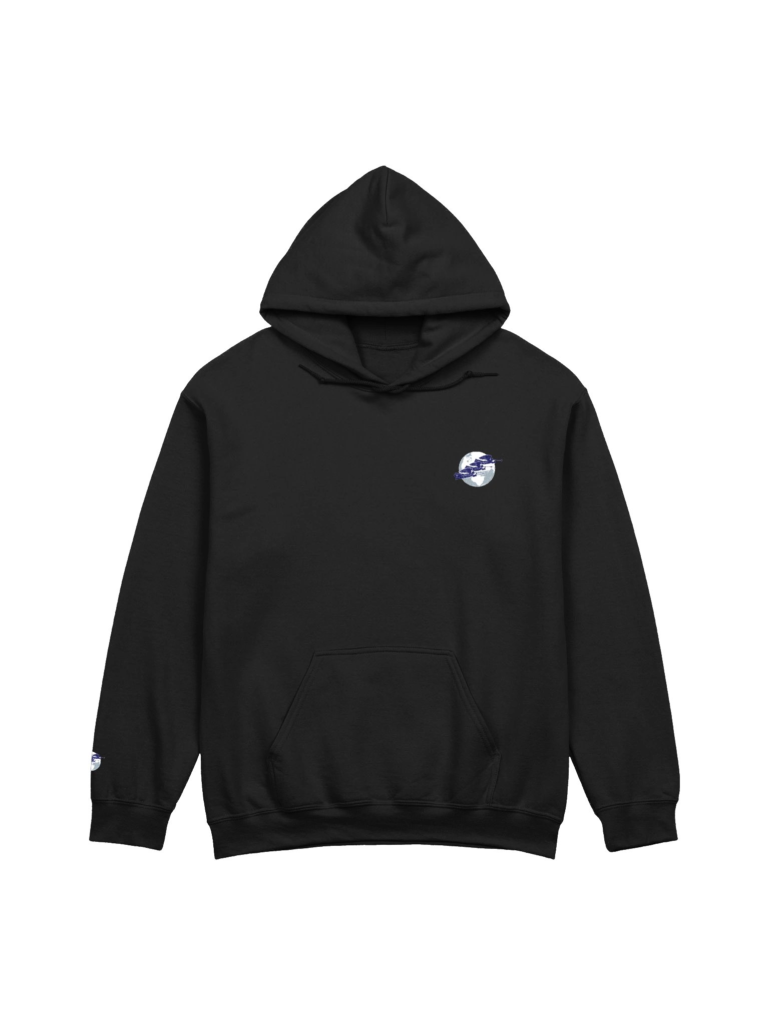 3 Angels Retro Embroidered Hoodie product image (8)