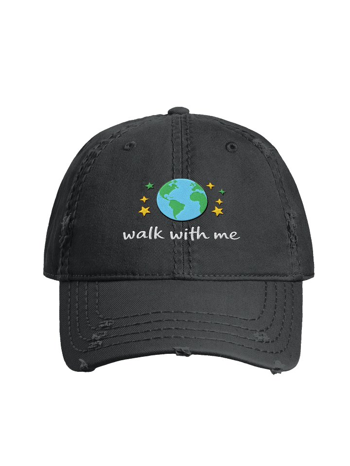 Starry Globe Distressed Dad Hat product image (1)