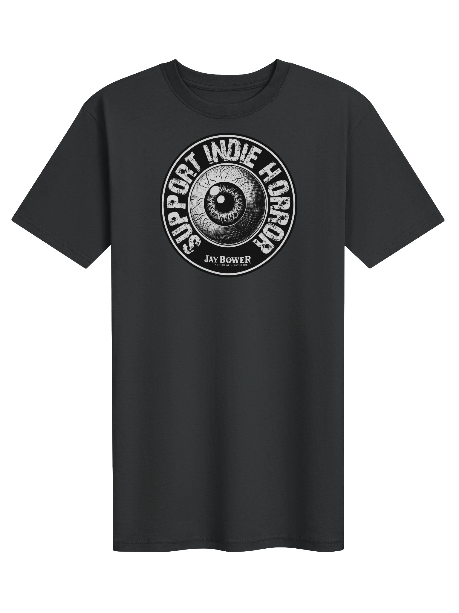 Support Indie Horror - Eyeball Design T-Shirt product image (1)