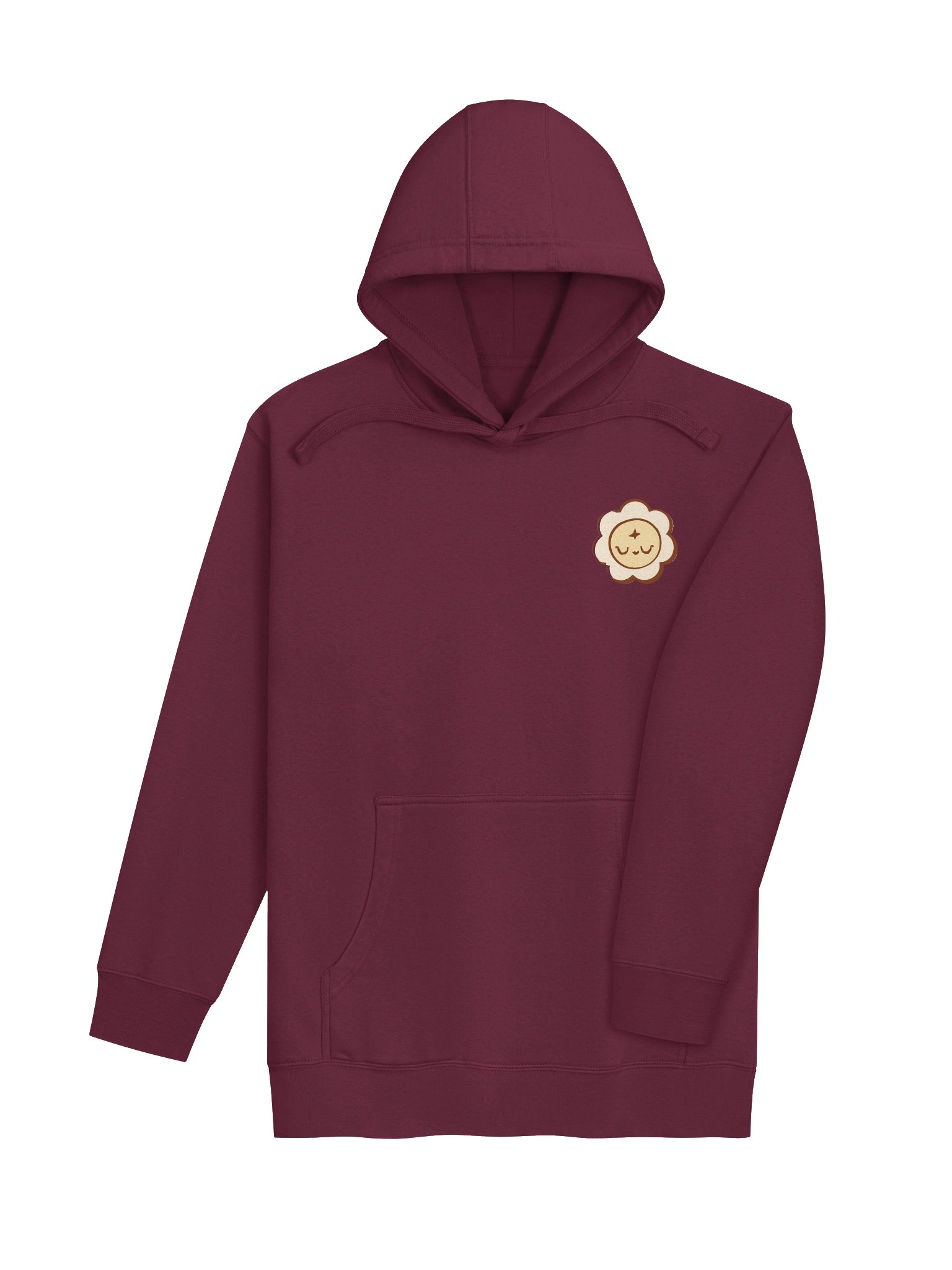 Golden Sunshine Wreath Hoodie | 70s Retro Front & Back Character Design product image (4)