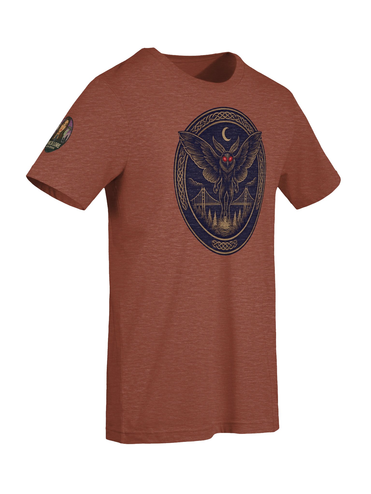 MOTHMAN EMBLEM SUPER SOFT T-SHIRT product image (69)