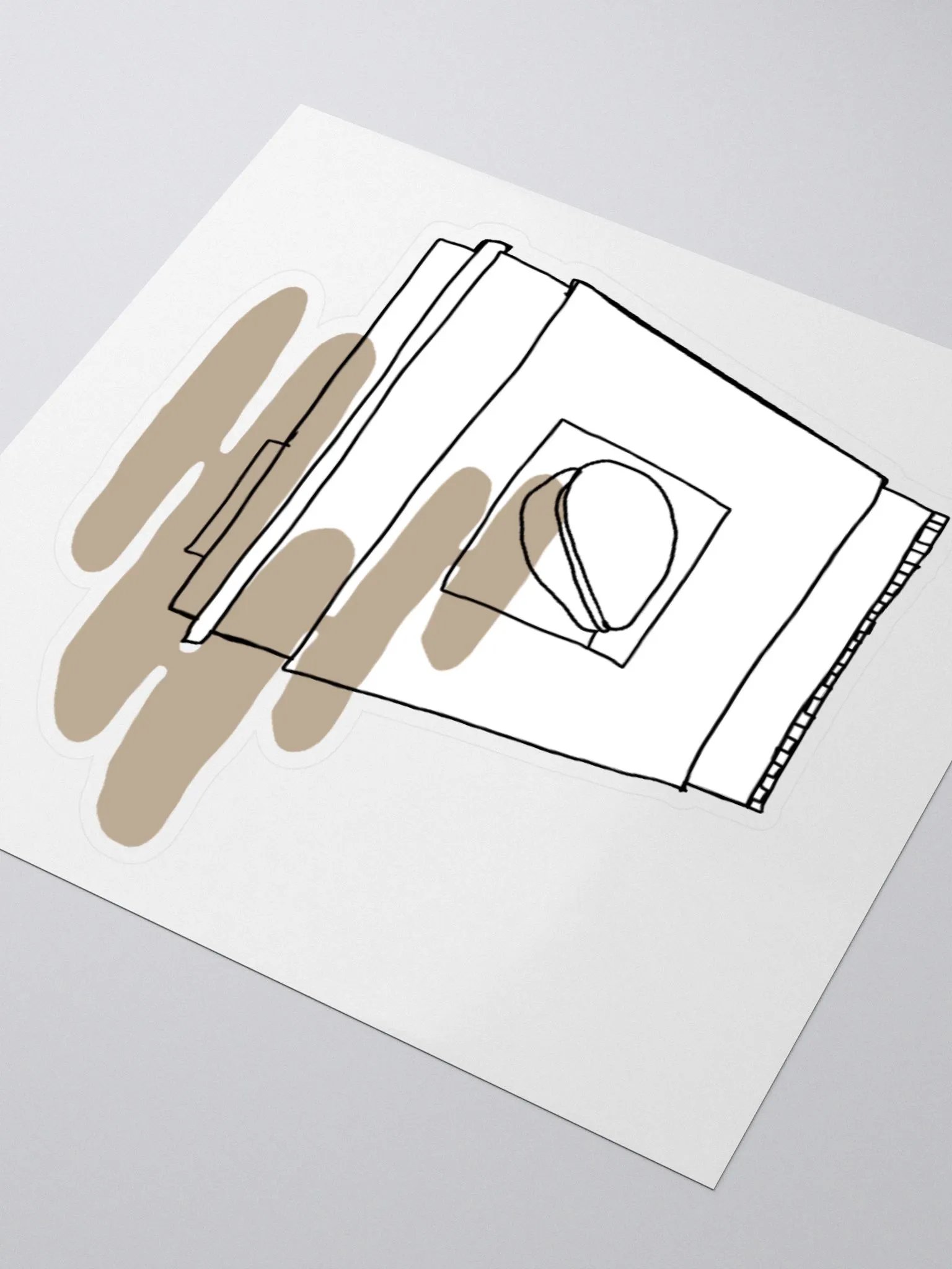 Coffee Drink Sticker Japandi product image (3)