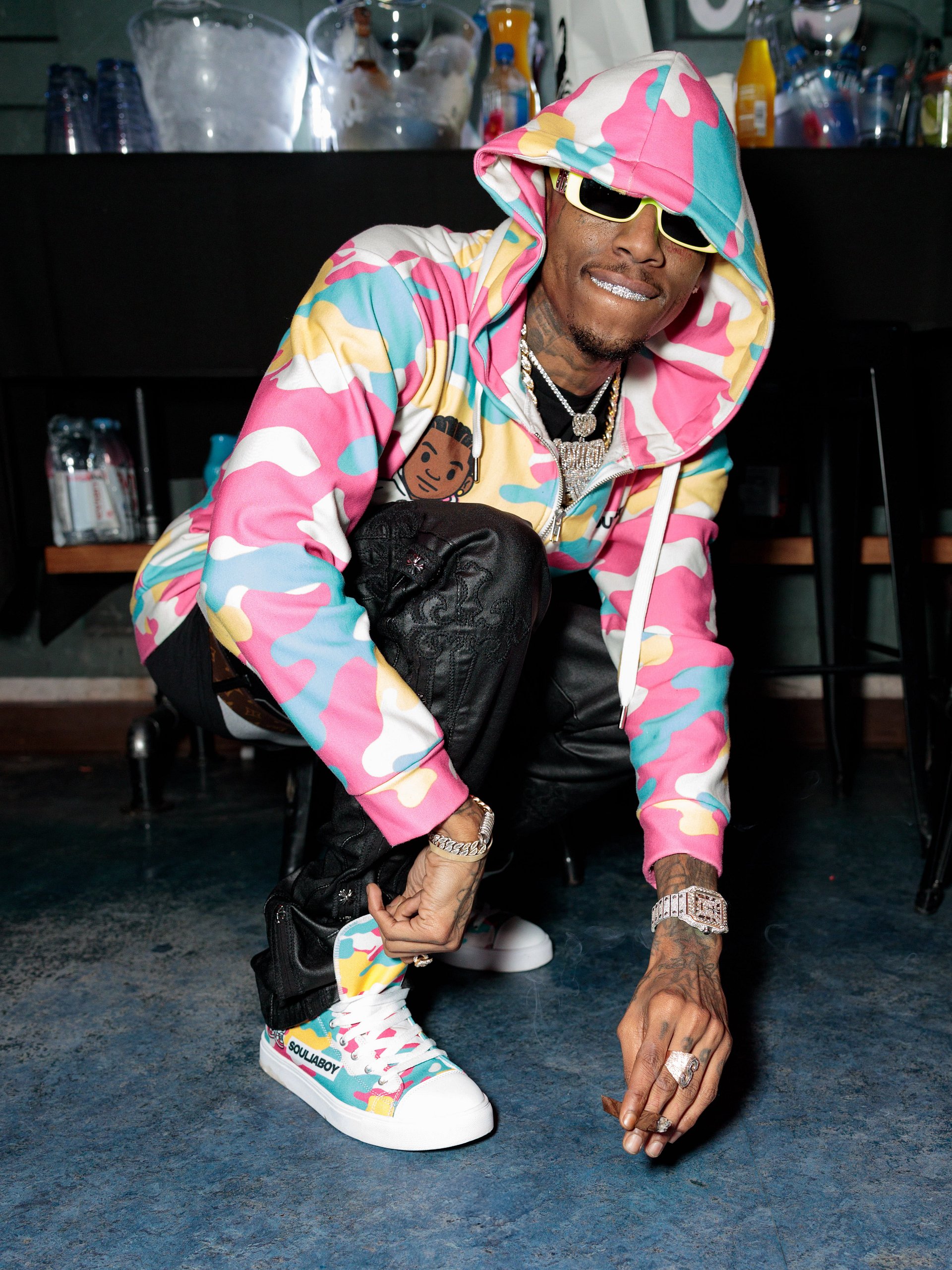 SOULJABOYDRIPCO Camo Hoodie product image (3)