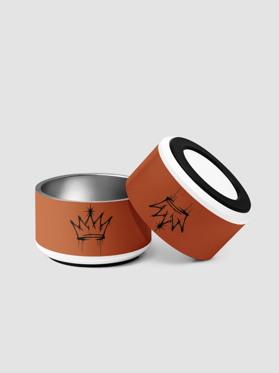 ONE KING Urban Crown Pet Bowl Tan product image (1)