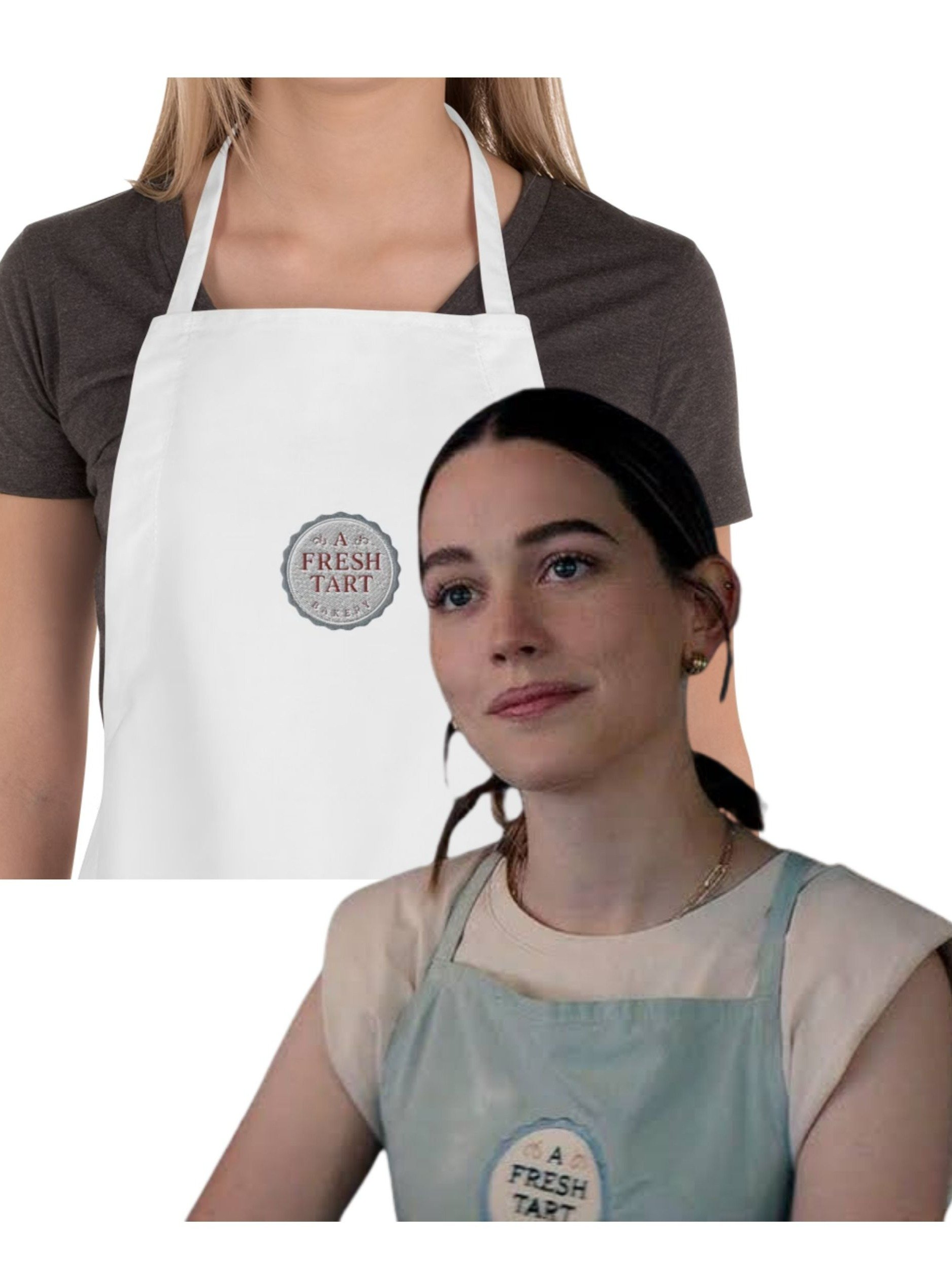 Love Quinn's Fresh Tart Bakery Embroidered Cooking Apron product image (1)