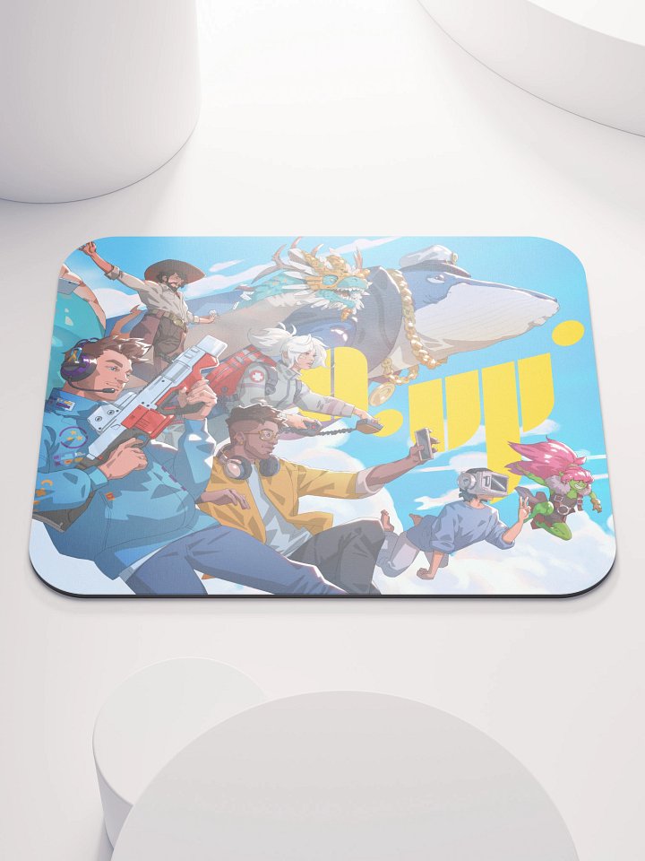 Q-UP Heroes Mousepad product image (1)