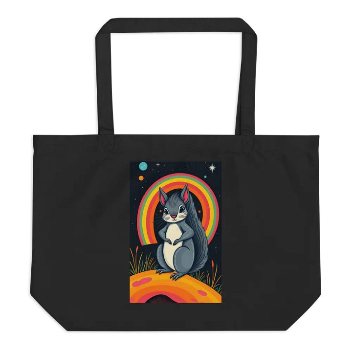 Cosmic Squirrel Organic Tote product image (1)