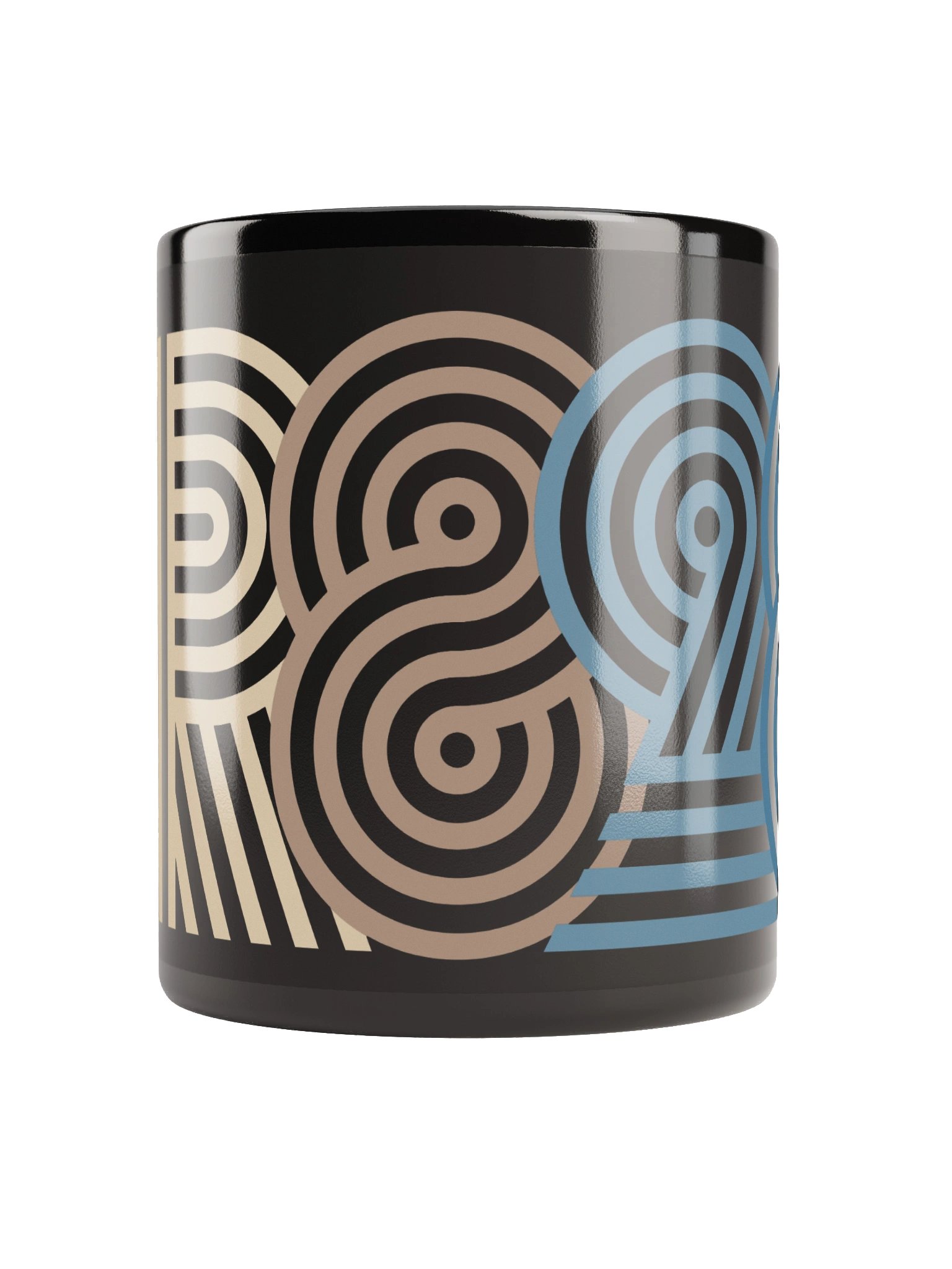 R828 Retro-Modern Black Mug product image (2)