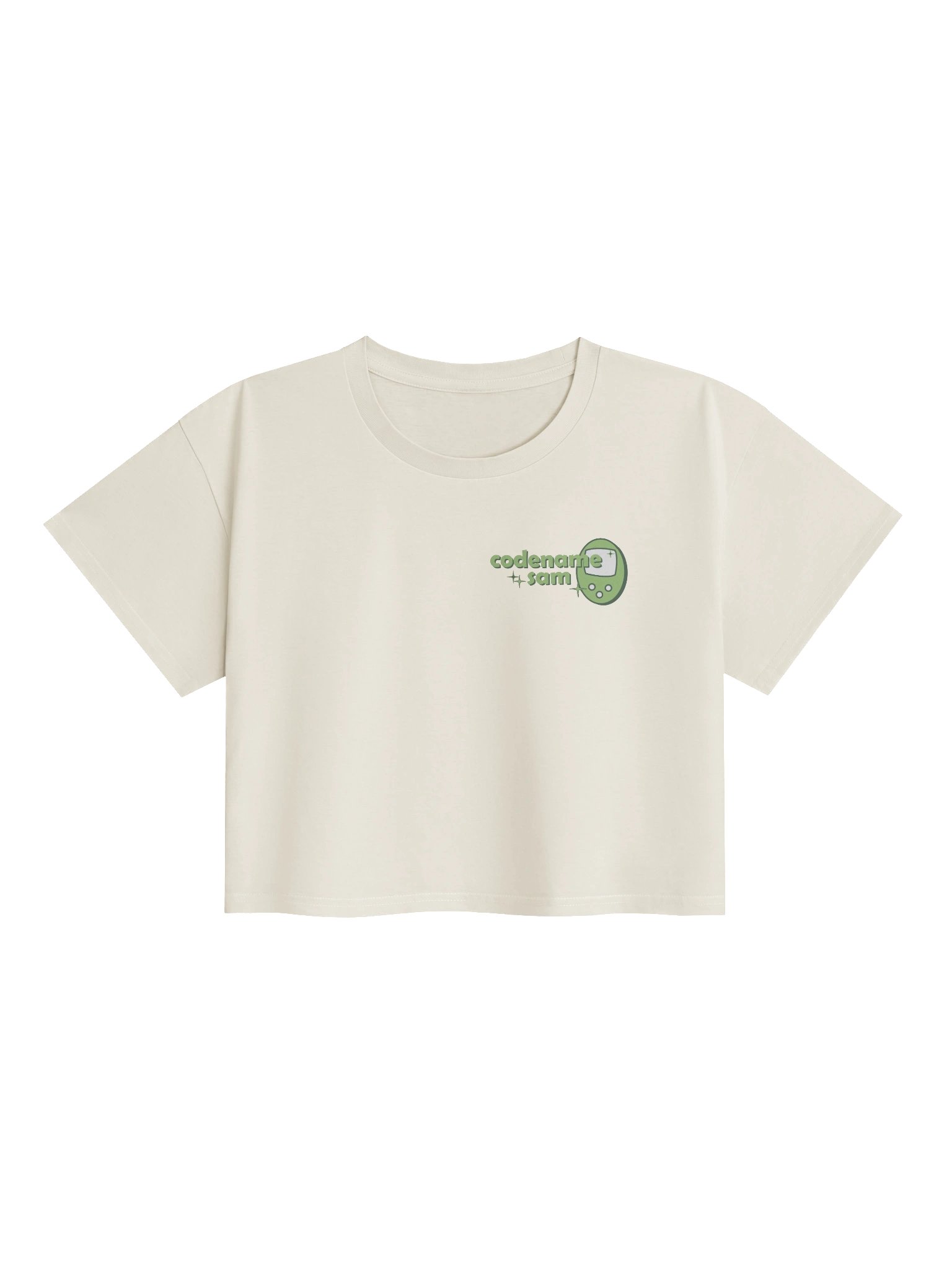 Codenamesam Logo Crop Tee (Green) product image (1)