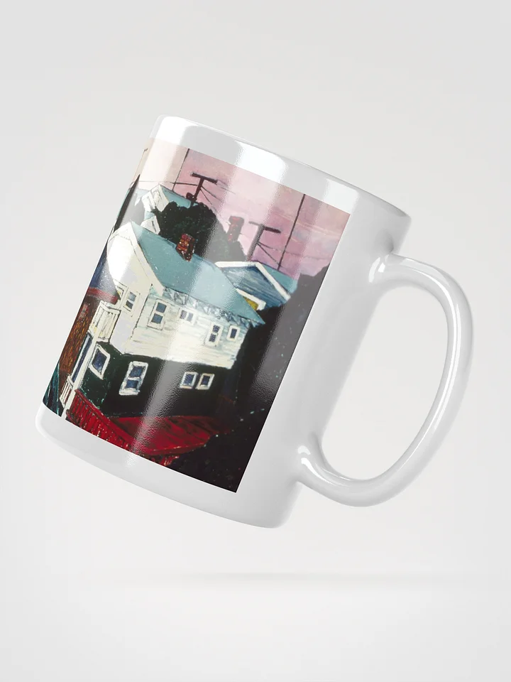 Leaning into Night (1983) on White Glossy Mug product image (2)