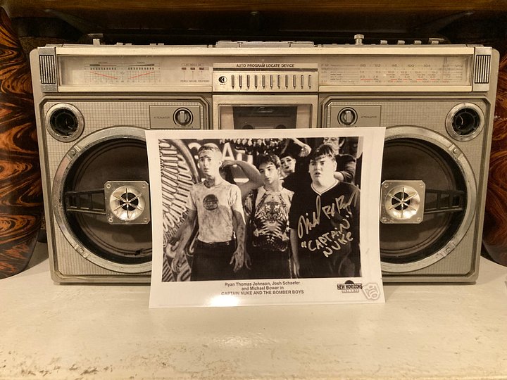 Captain Nuke & Bomber Boys Autographed Press Kit 3 Photos B&W | Michael Bower Auto product image (1)