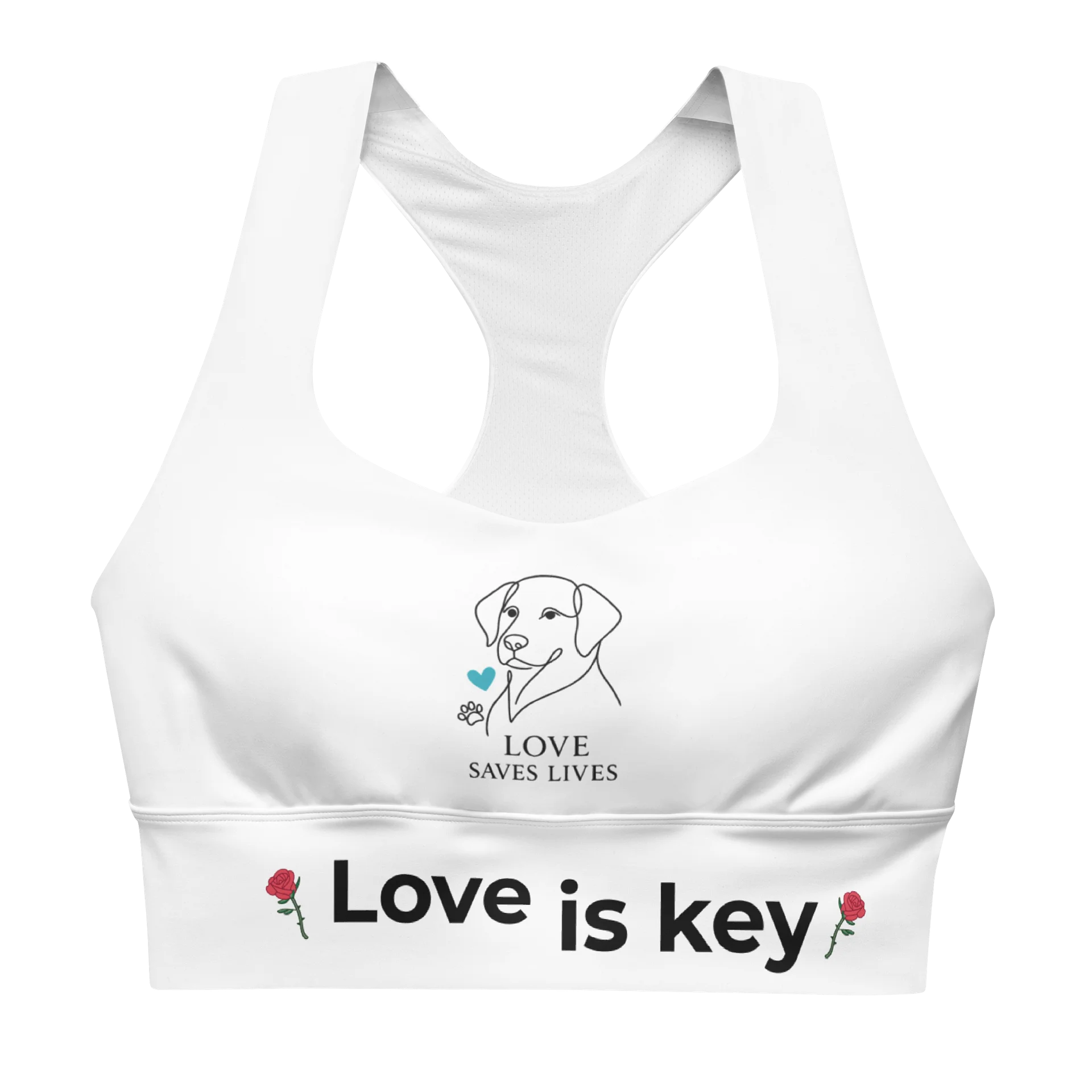 Love Saves Lives – Longline-Sport-BH product image (1)