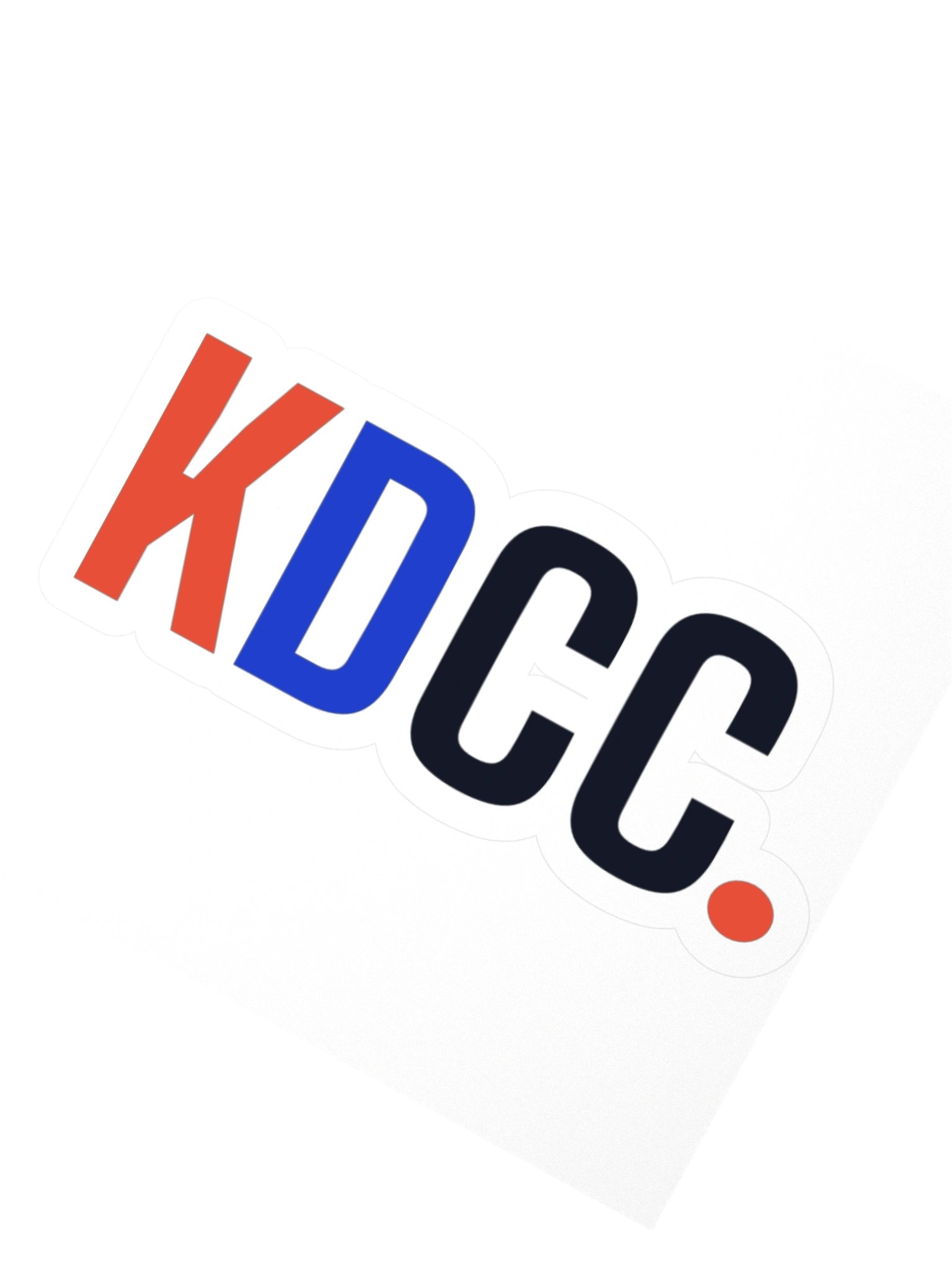 KDCC Bold Logo Kiss-Cut Sticker product image (2)