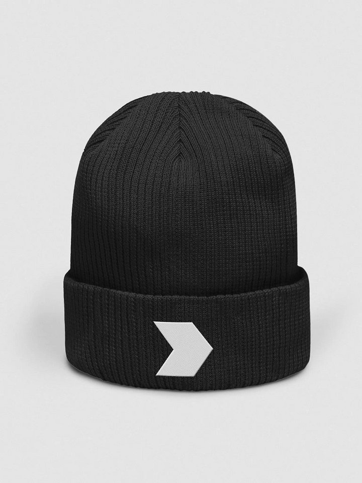 TKN Arrow Beechfield Organic Ribbed Beanie product image (4)