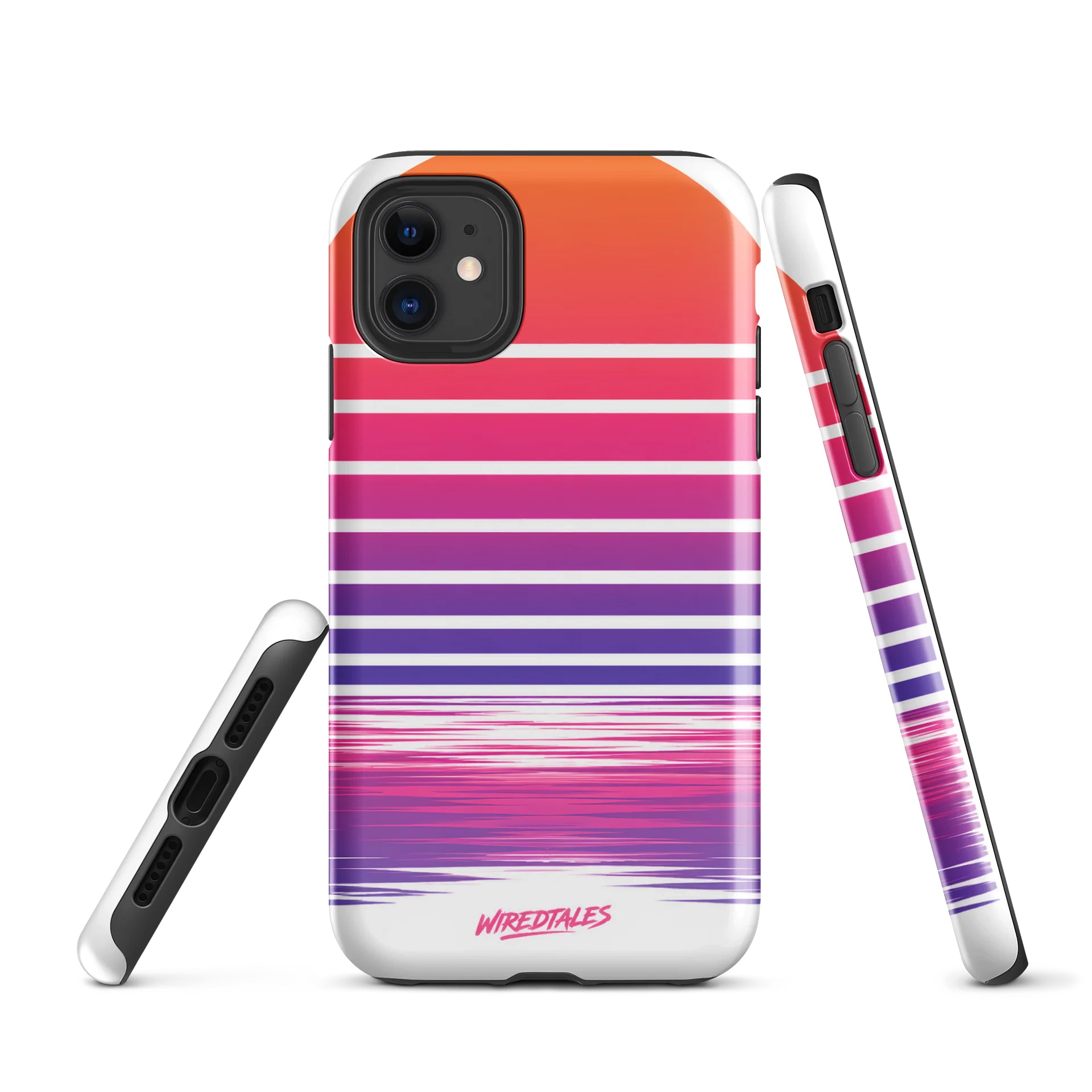 Wired Sunset Tough iPhone Case product image (2)