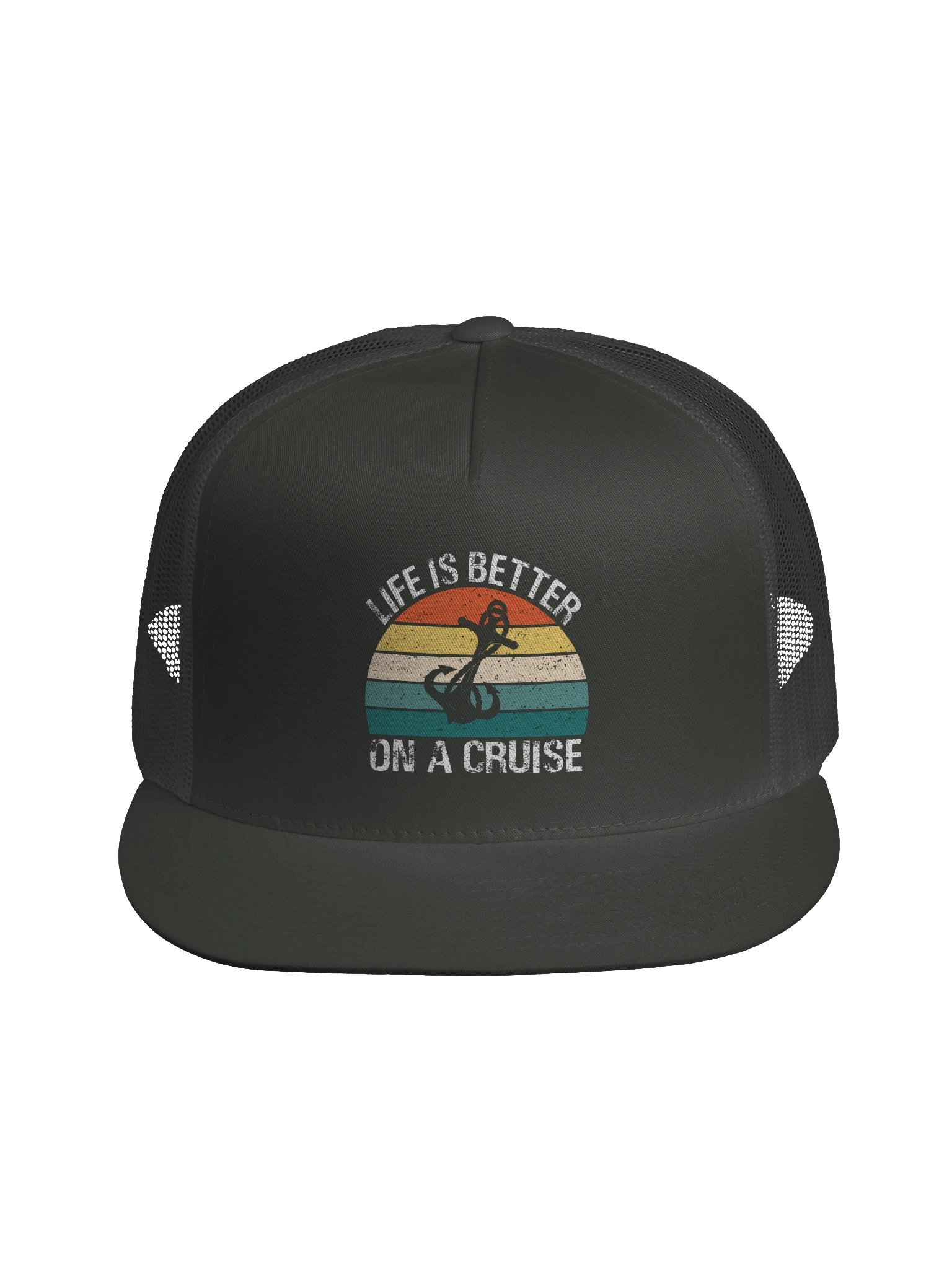 Life Is Better on a Cruise Trucker Hat | Retro Cruise Vacation Cap product image (2)