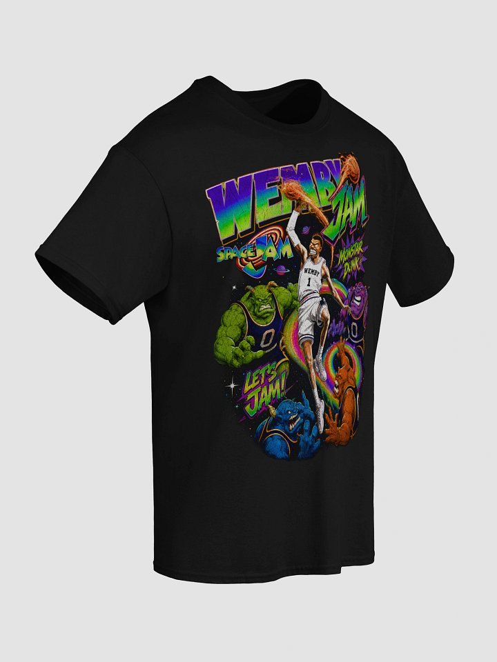 Wemby Space Jam Dunk 90s Shirt | Victor Wembanyama Spurs 2026 product image (2)