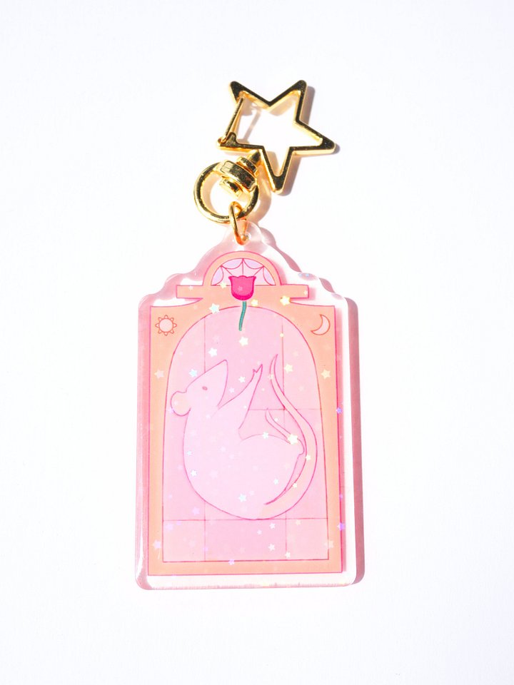 Pink Rat Keychain product image (1)