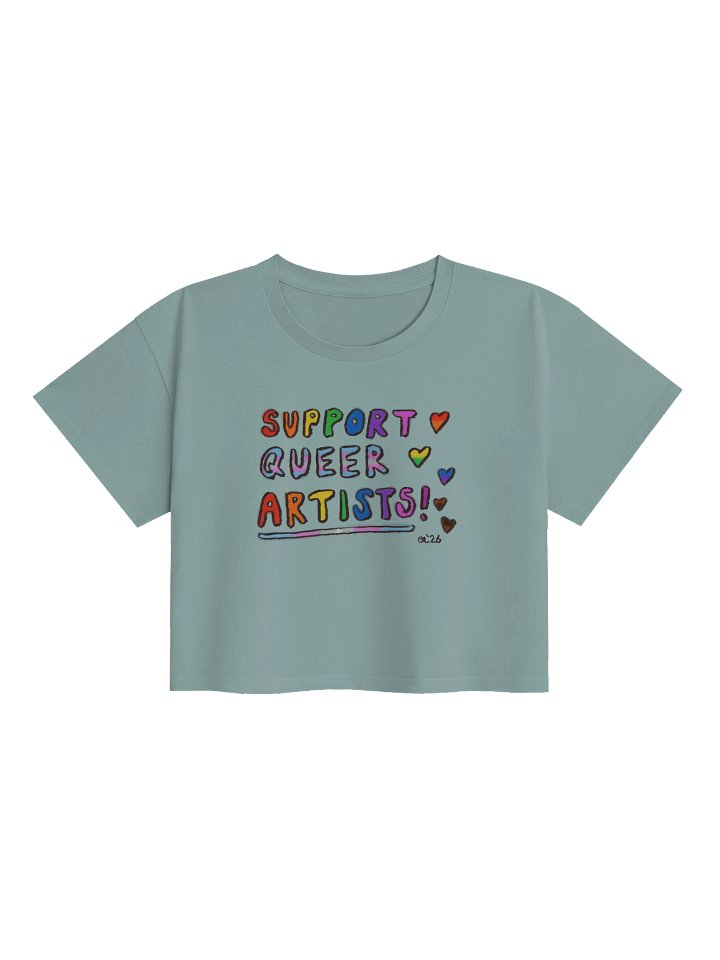 Support Queer Artists Crop Top product image (1)