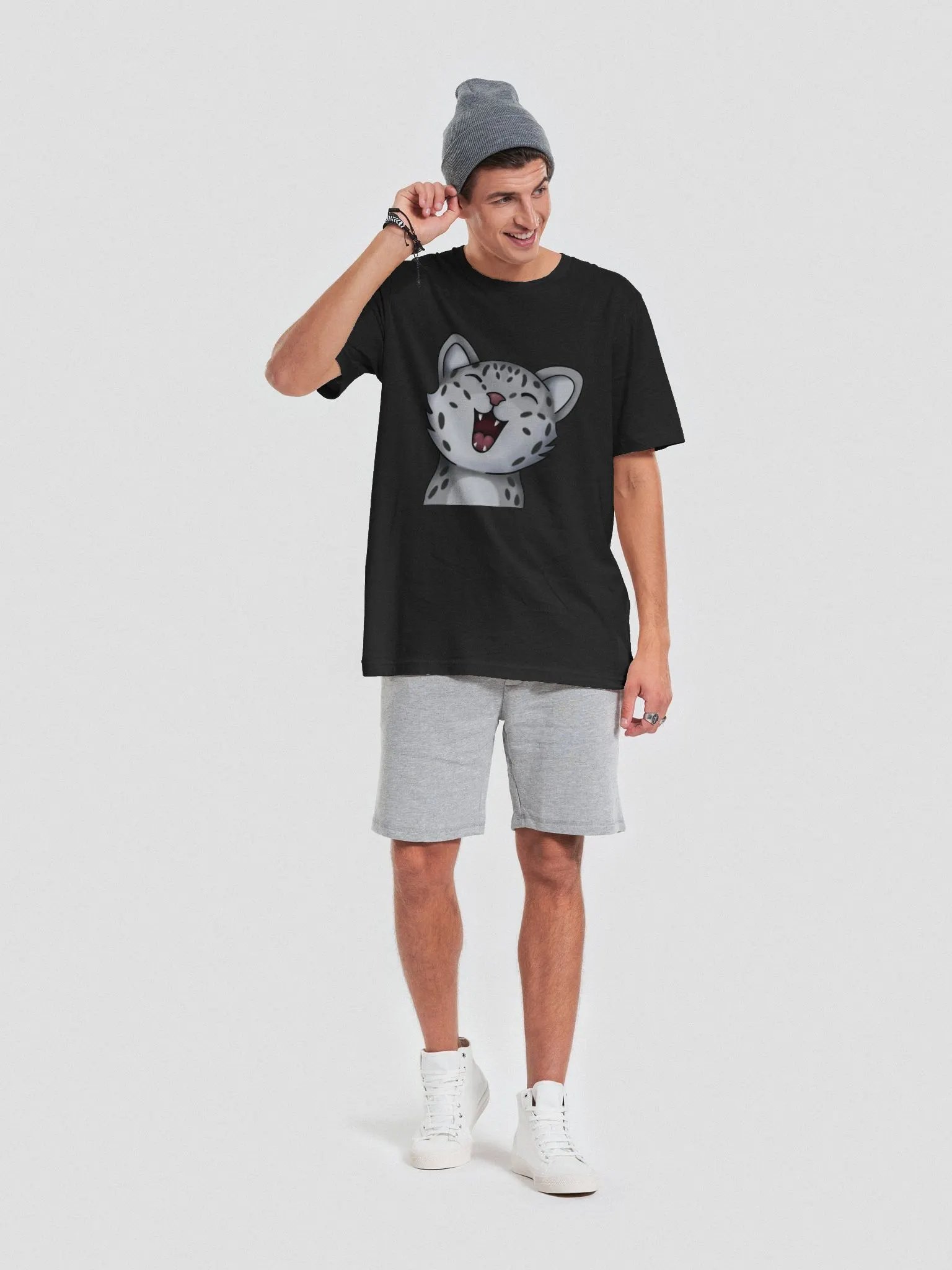 Snow Meow Laugh Tee product image (65)