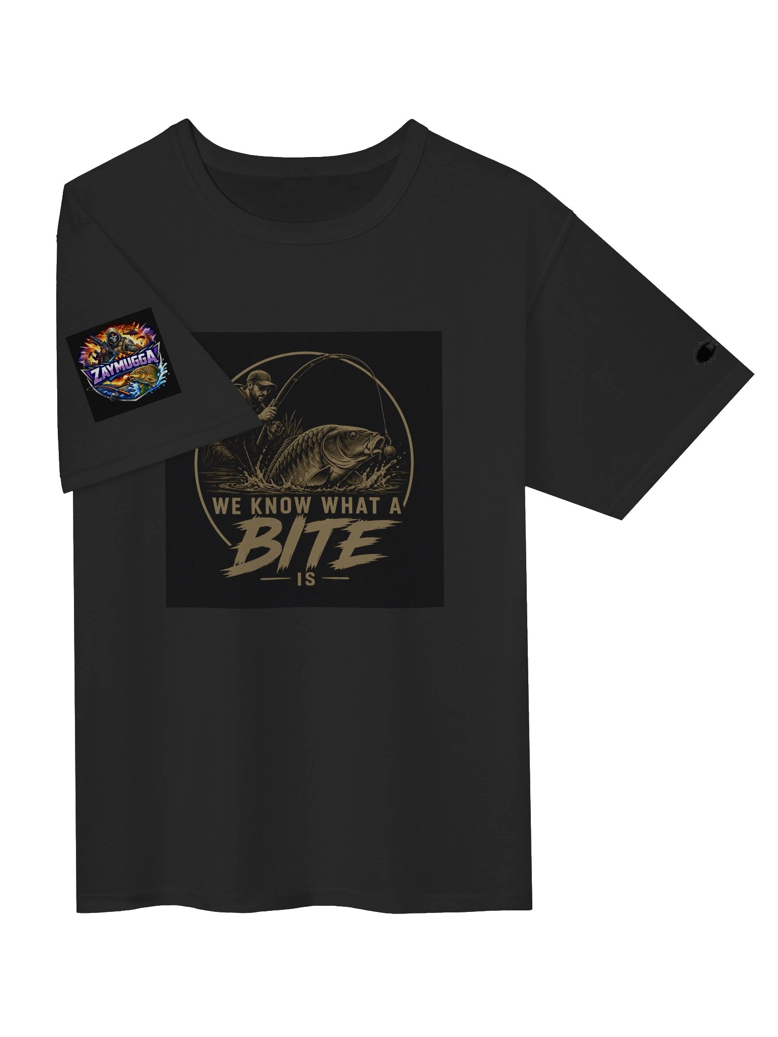 WE KNOW WHAT A BITE — Champion Relaxed-Fit Fishing Tee product image (3)