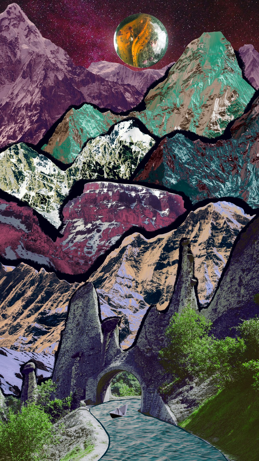 Marble Mountains Boat Cruise Wallpaper product image (1)