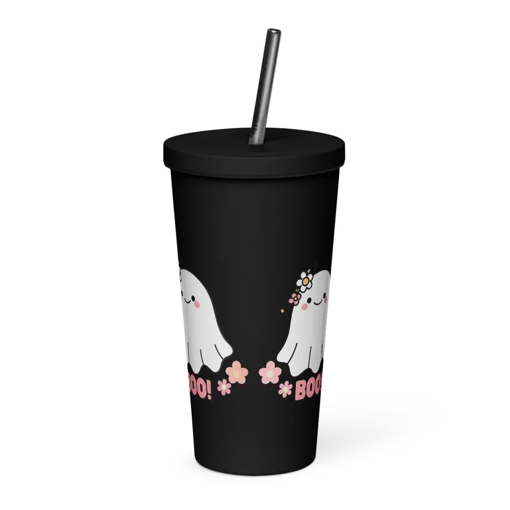 Flower Boo Ghost Insulated Tumbler product image (2)