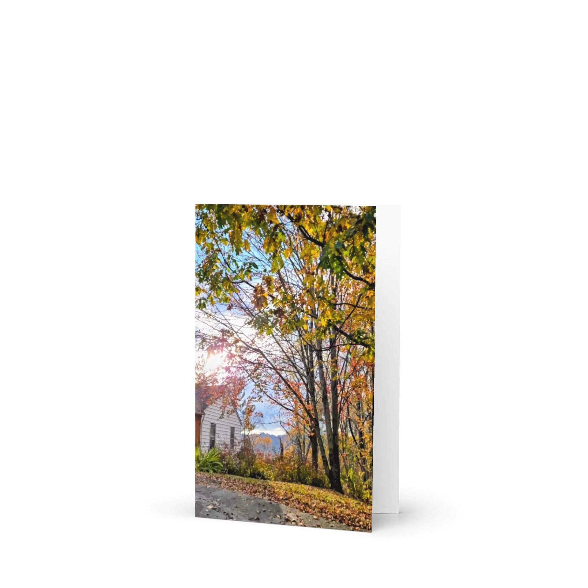 Autumn Home Greeting Card (blank) product image (1)