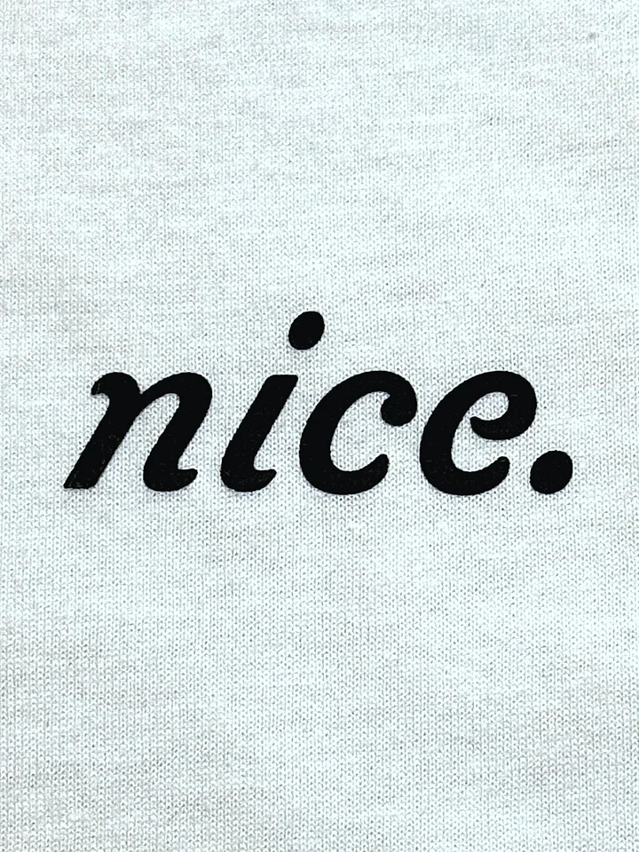Nice. Classic White Tee product image (2)