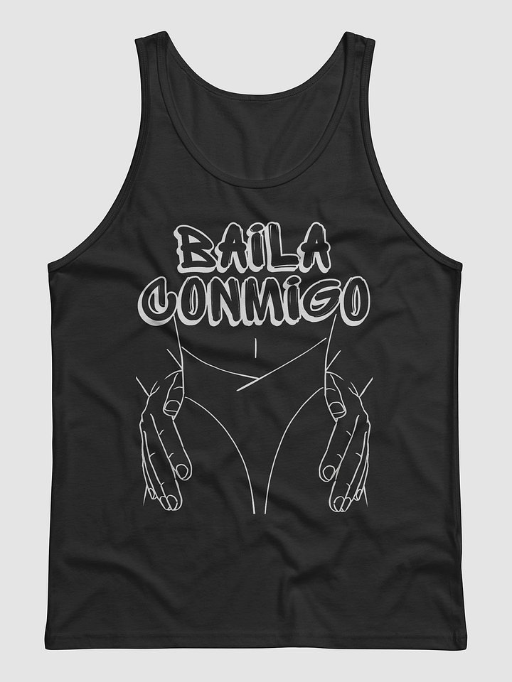 Baila Conmigo Dance Tank (white print) product image (2)