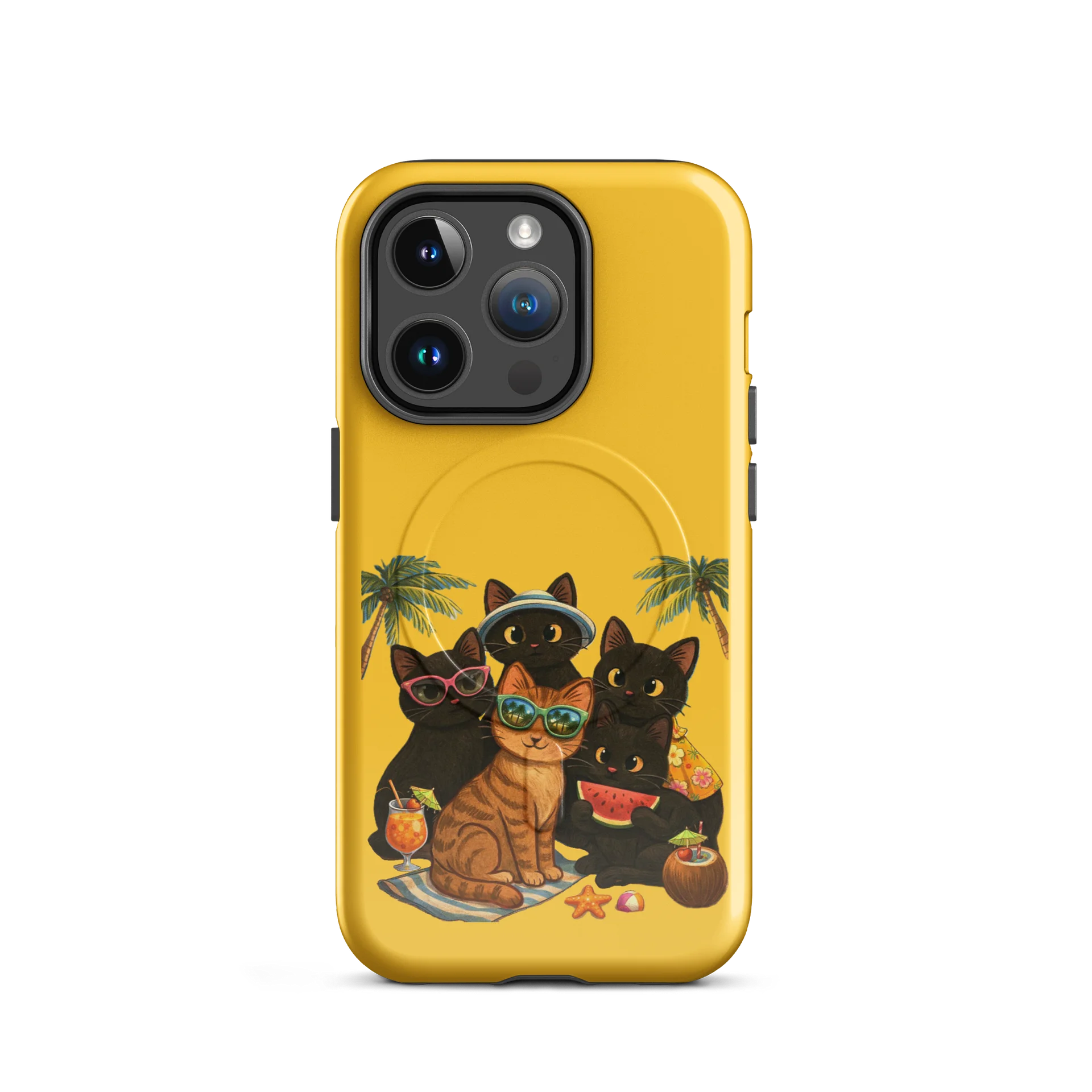 Cat brigade summer iPhone® Case product image (2)
