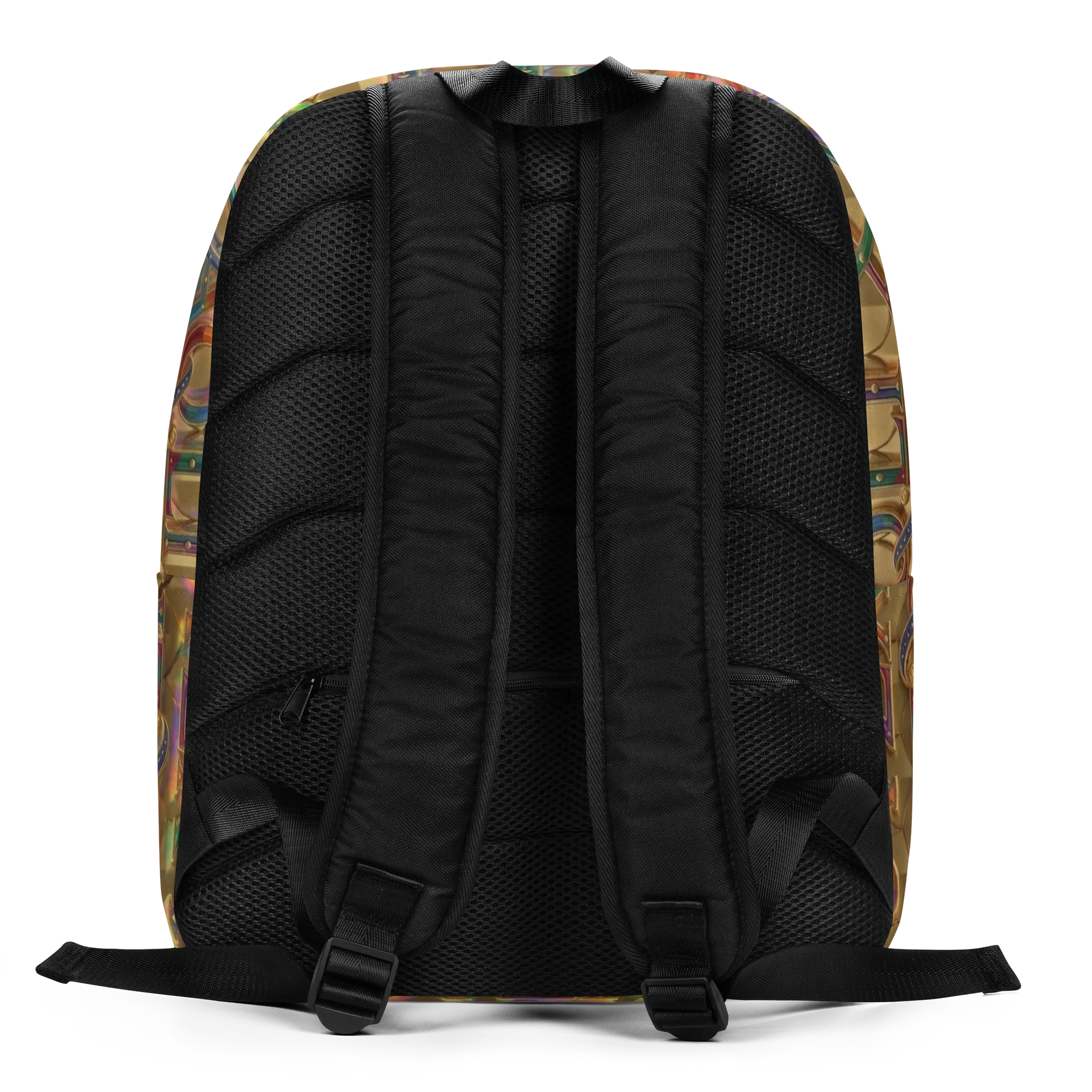 XZAQLI Liquid Gold Monogram Premium Commuter Backpack product image (5)