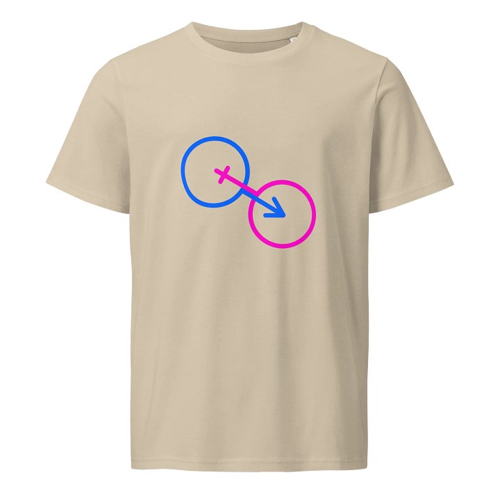Male & Female Interlinked Symbol Unisex Organic Tee product image (1)