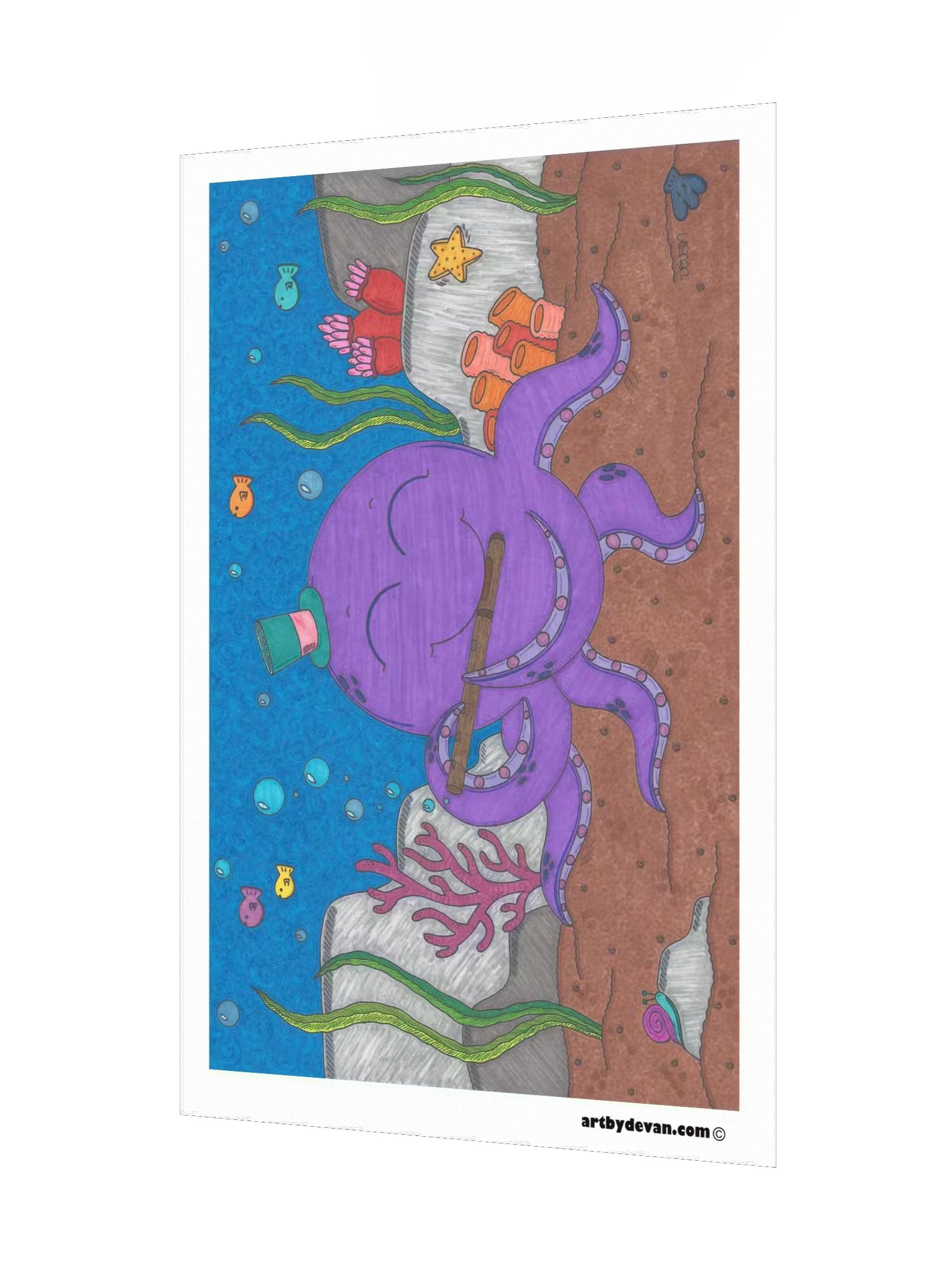 Art Print: Tentacle Tidal Tunes product image (3)