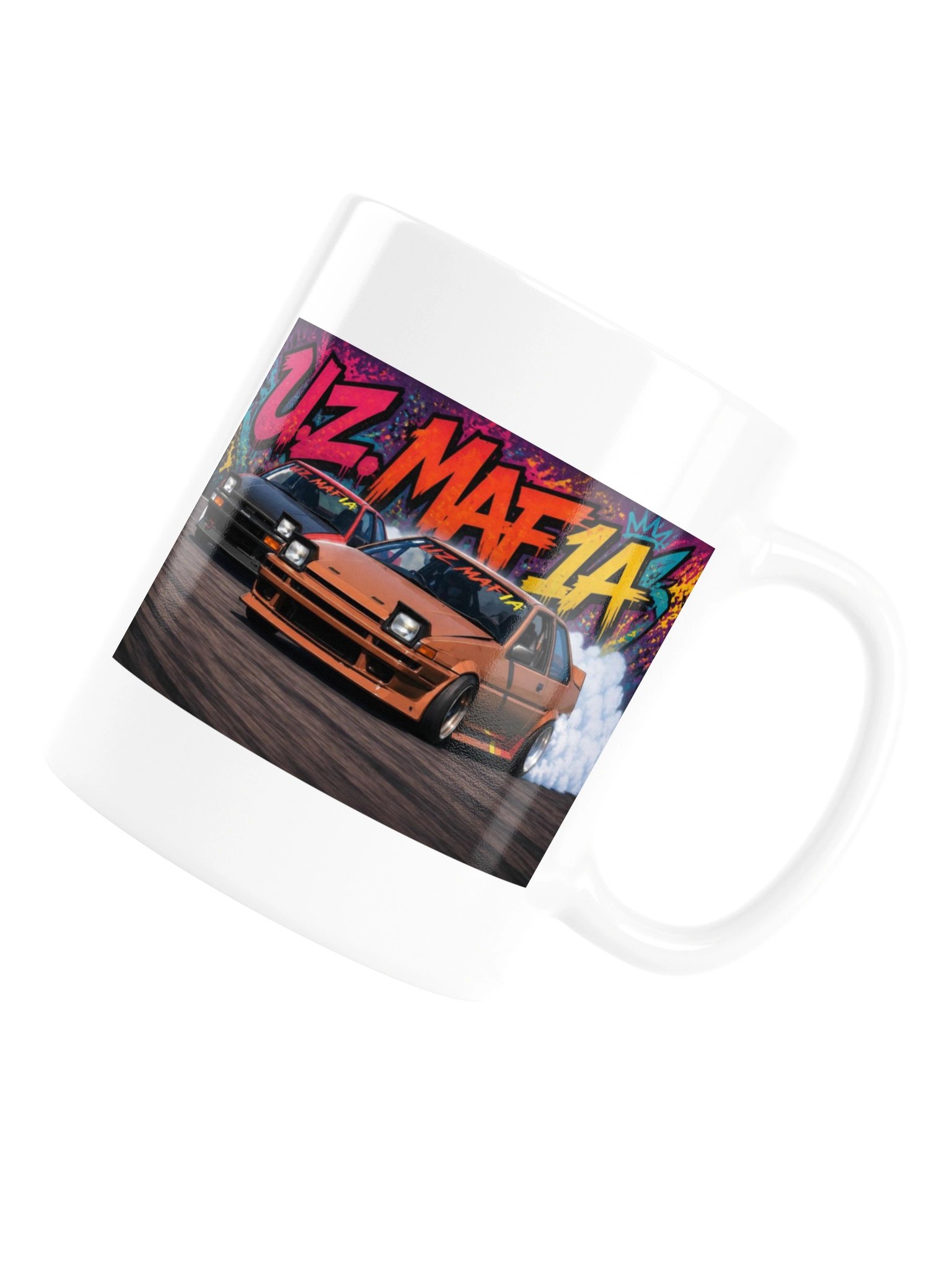 UZ Mafia Graffiti White Coffee Cups product image (16)