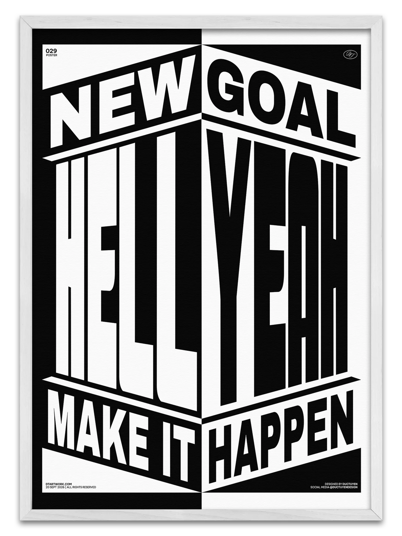 "HELL YEAH" Framed Poster product image (13)