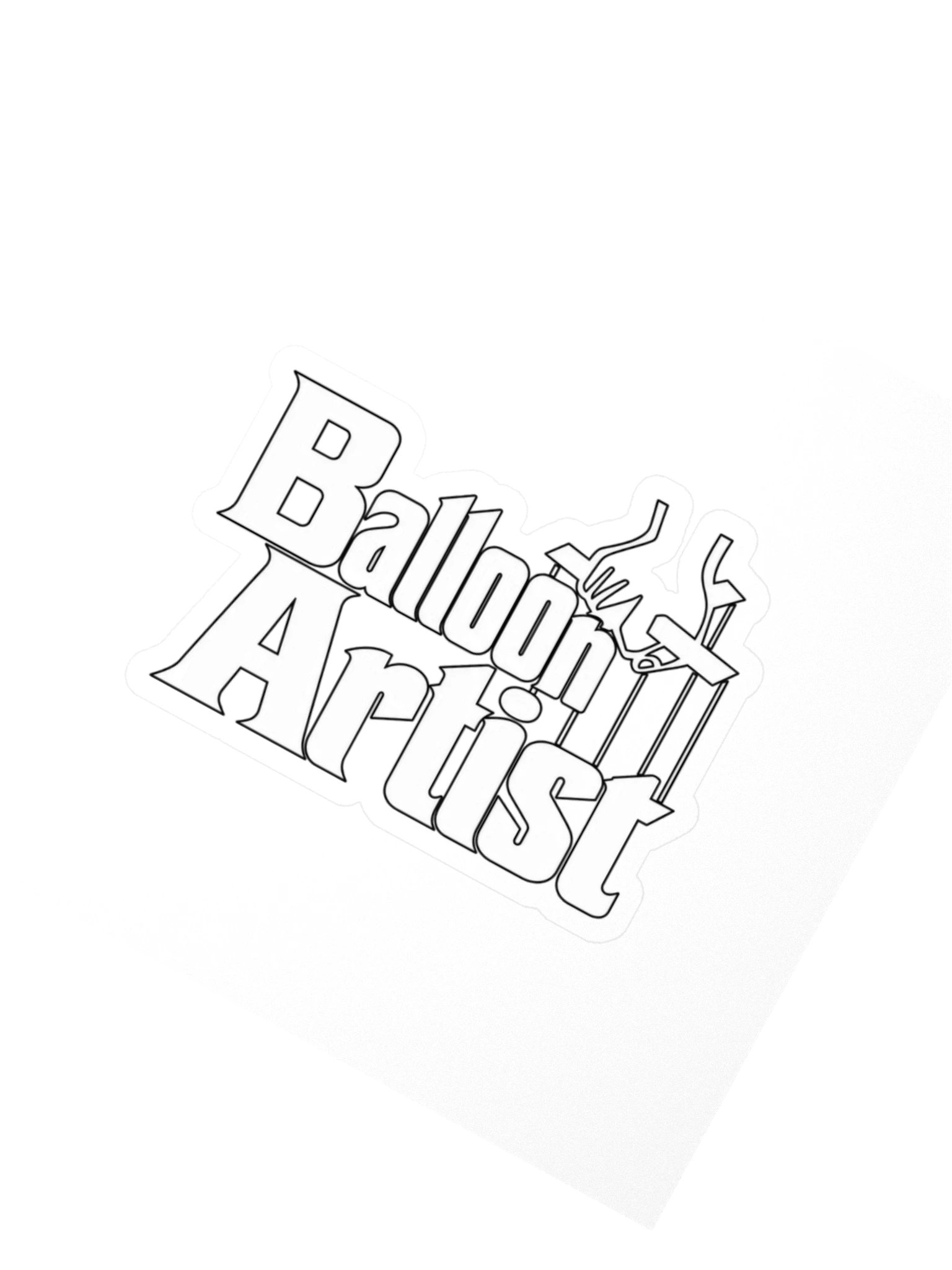 Balloon Artist The Twistfather Kiss Cut Sticker product image (2)