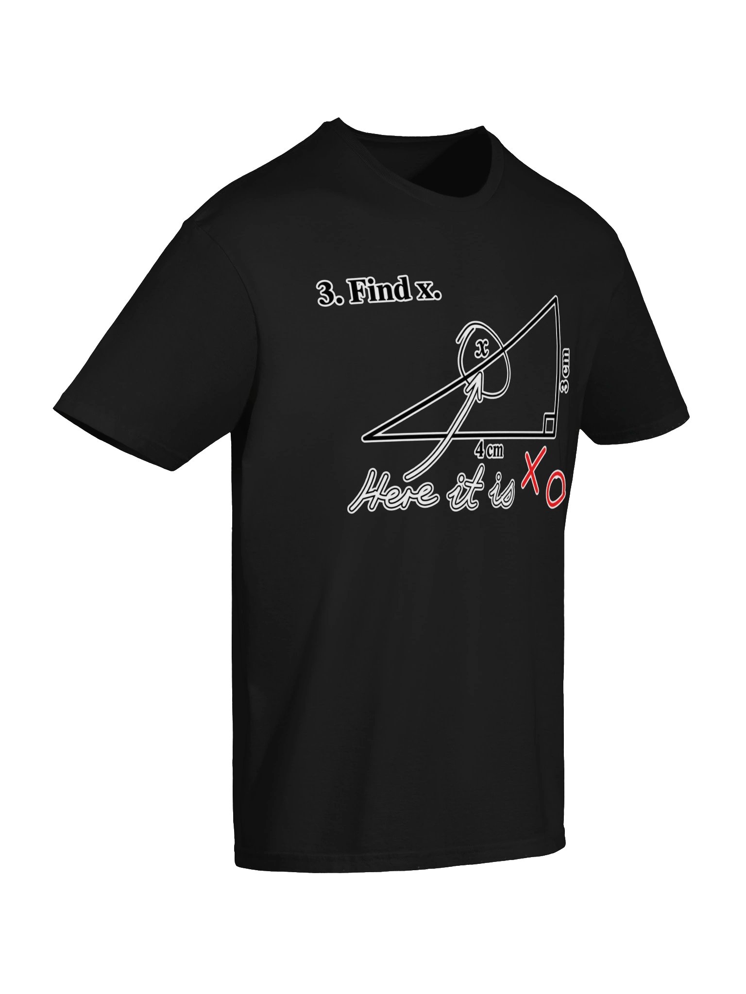 Find X – Here It Is Funny Math T-Shirt product image (6)