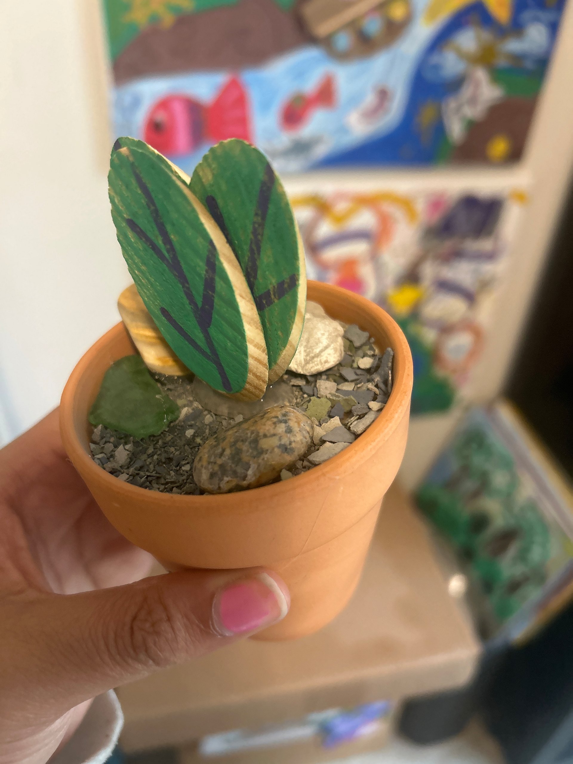 Handmade upcycled plant pot scene #6 product image (2)