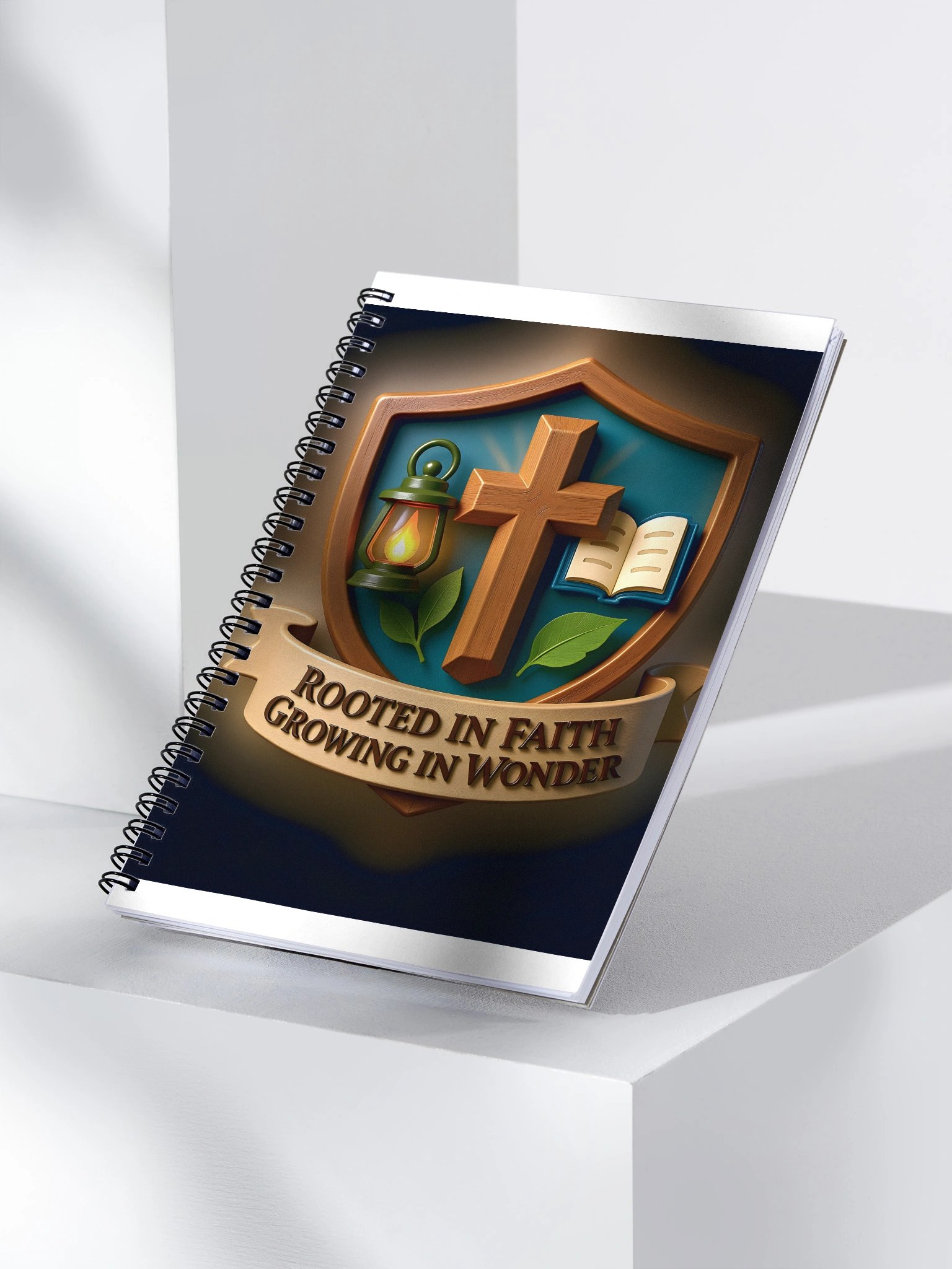 “Rooted in Faith, Growing in Wisdom — Spiral Notebook” product image (3)