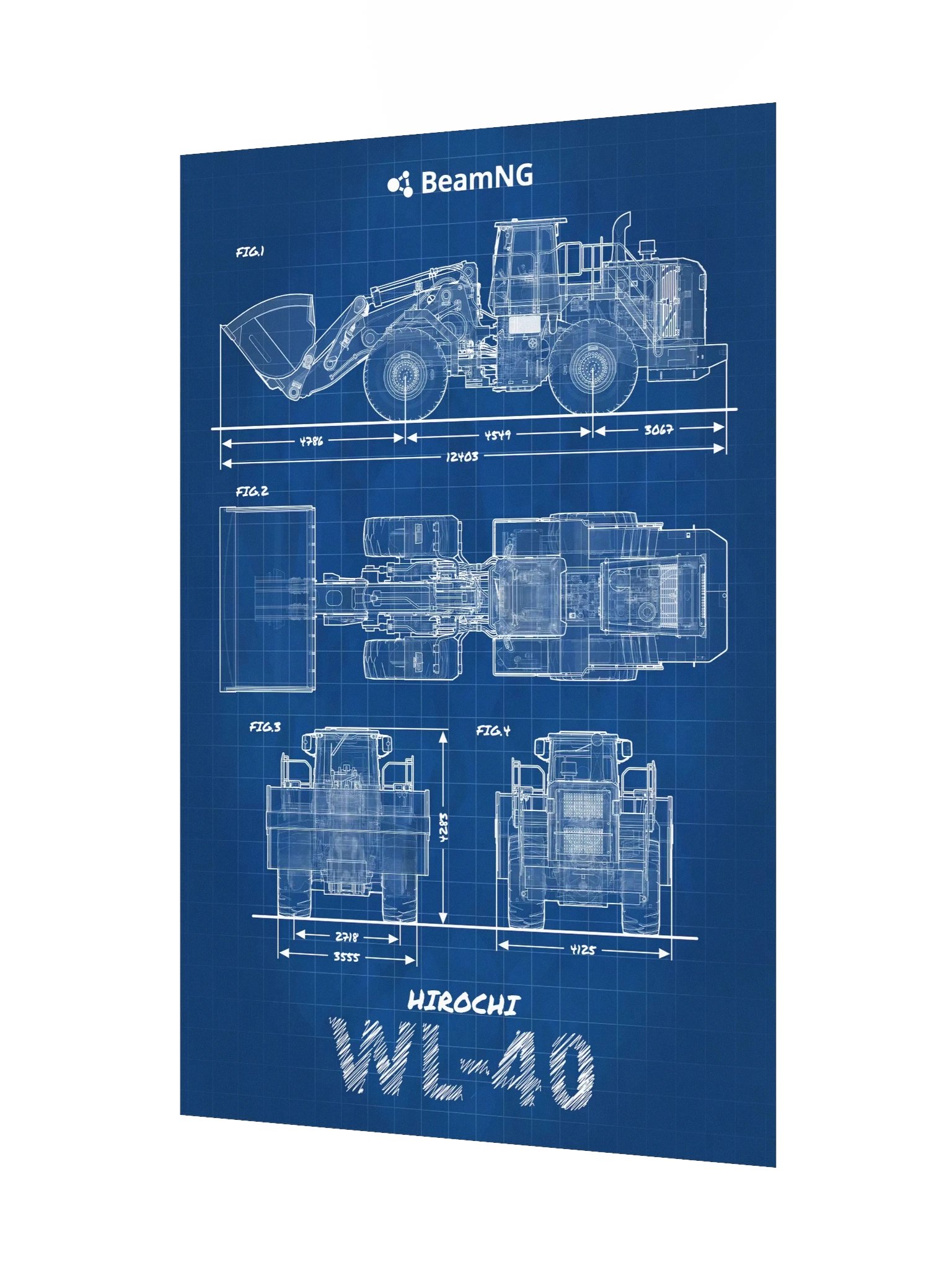 Hirochi WL-40 Blueprint Poster product image (3)