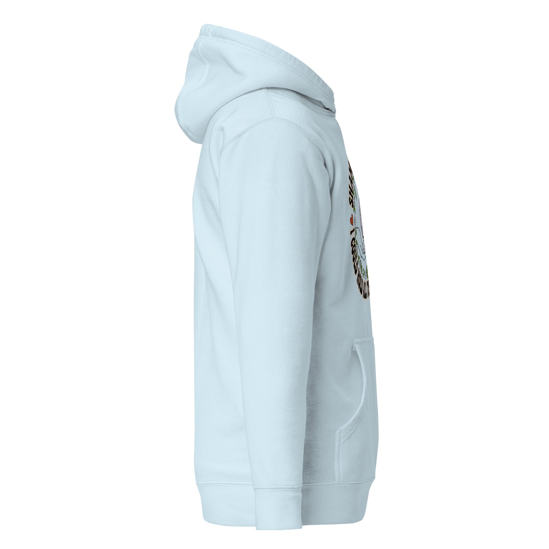“Shame Held Me Until I Could Hold All The Parts of Me” Light Blue Unisex Hoodie product image (5)