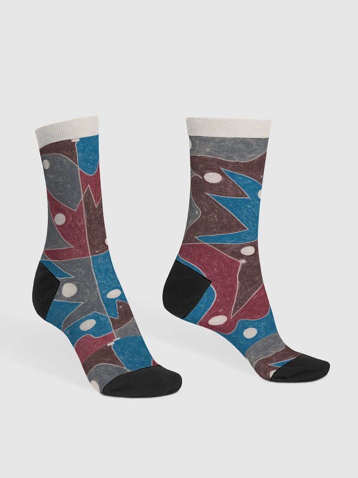 Cartoon College 2 crew socks product image (1)