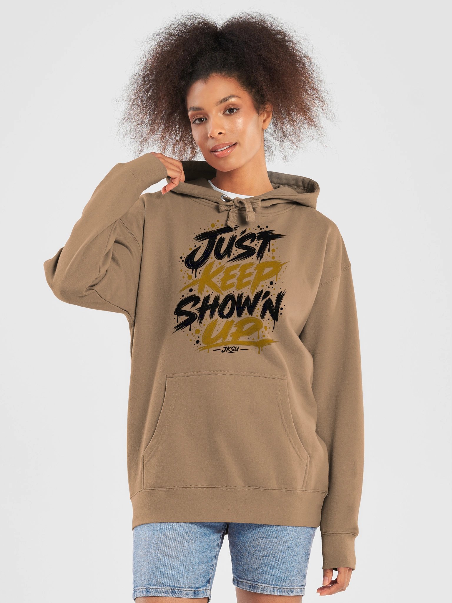 Just Keep Show"n Up "Who Dat Five Oh Feaux Life" Hoodie product image (5)