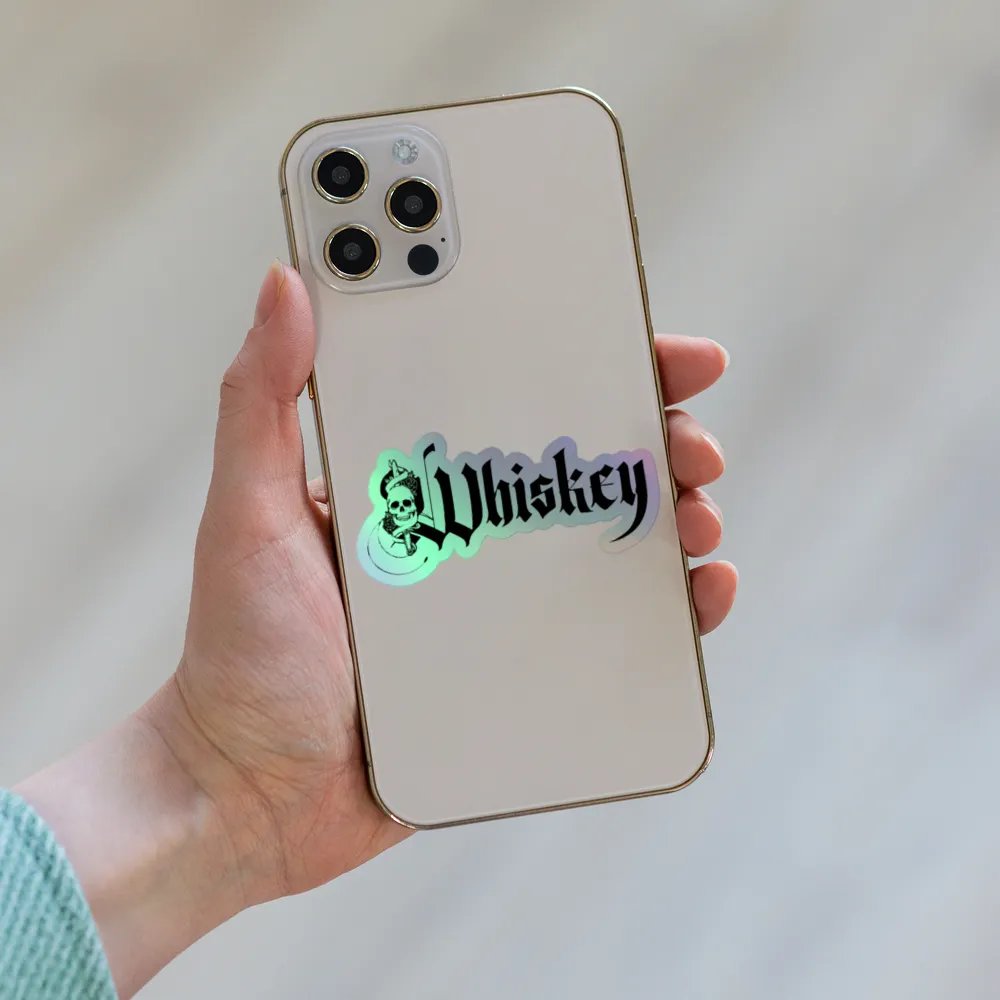whiskey shiny sticker product image (8)